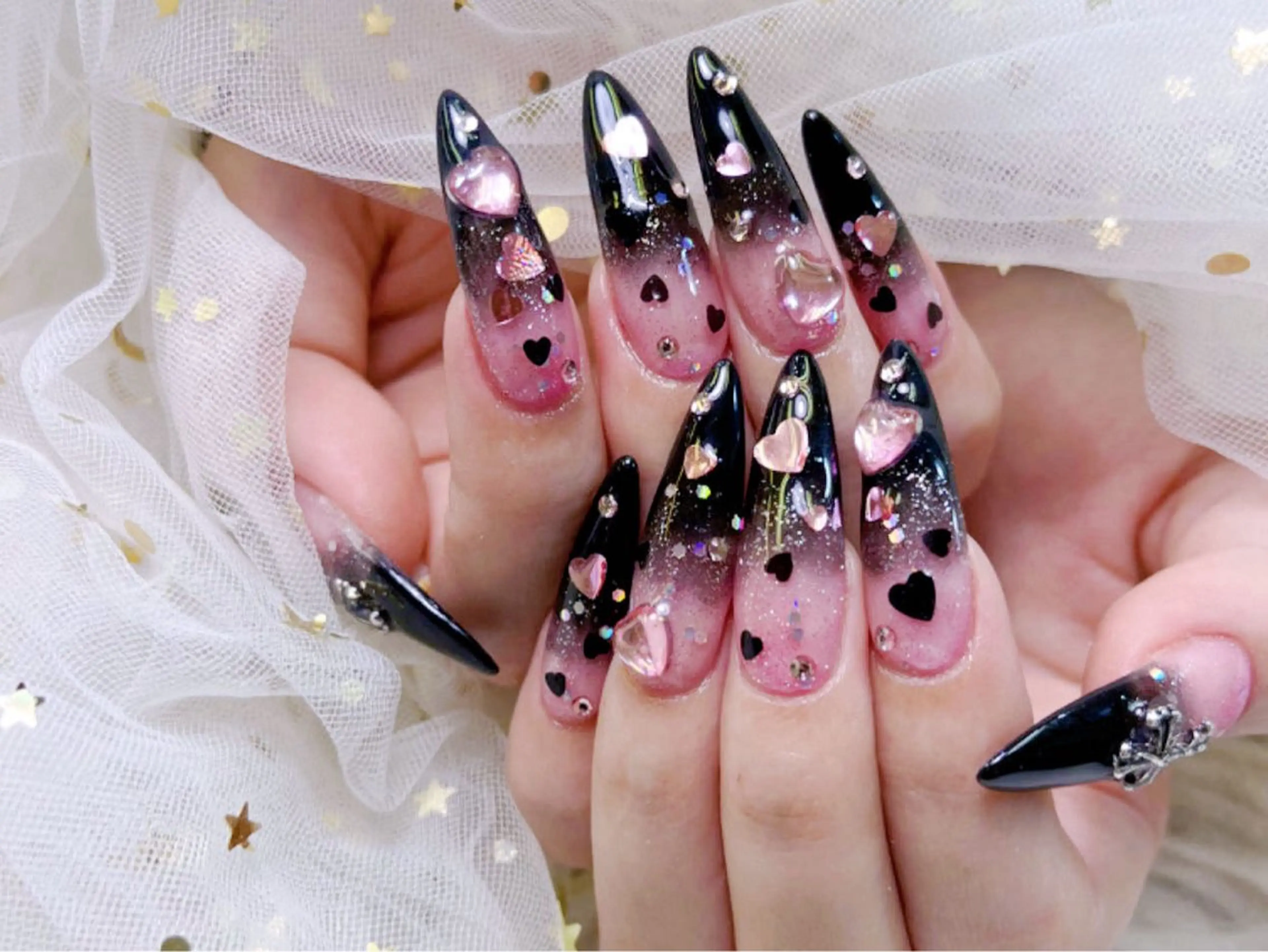 ネイル グラデーション スカルプネイル ハンドネイル ハンドケア ELIA【エリア】 nailsalonのネイルデザイン