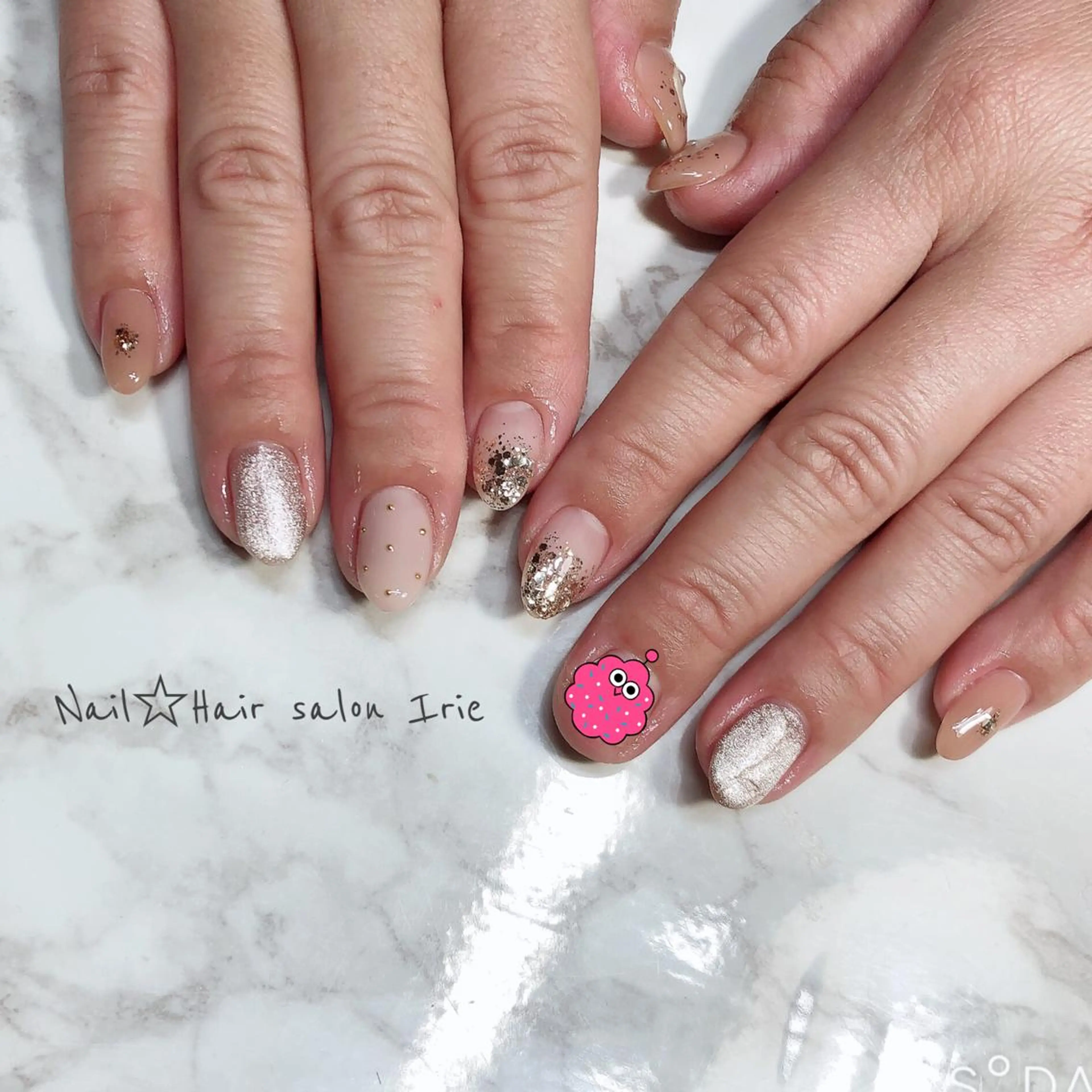 ネイル ハンドネイル Hair salon Irie所属・與儀 知佳のネイルデザイン