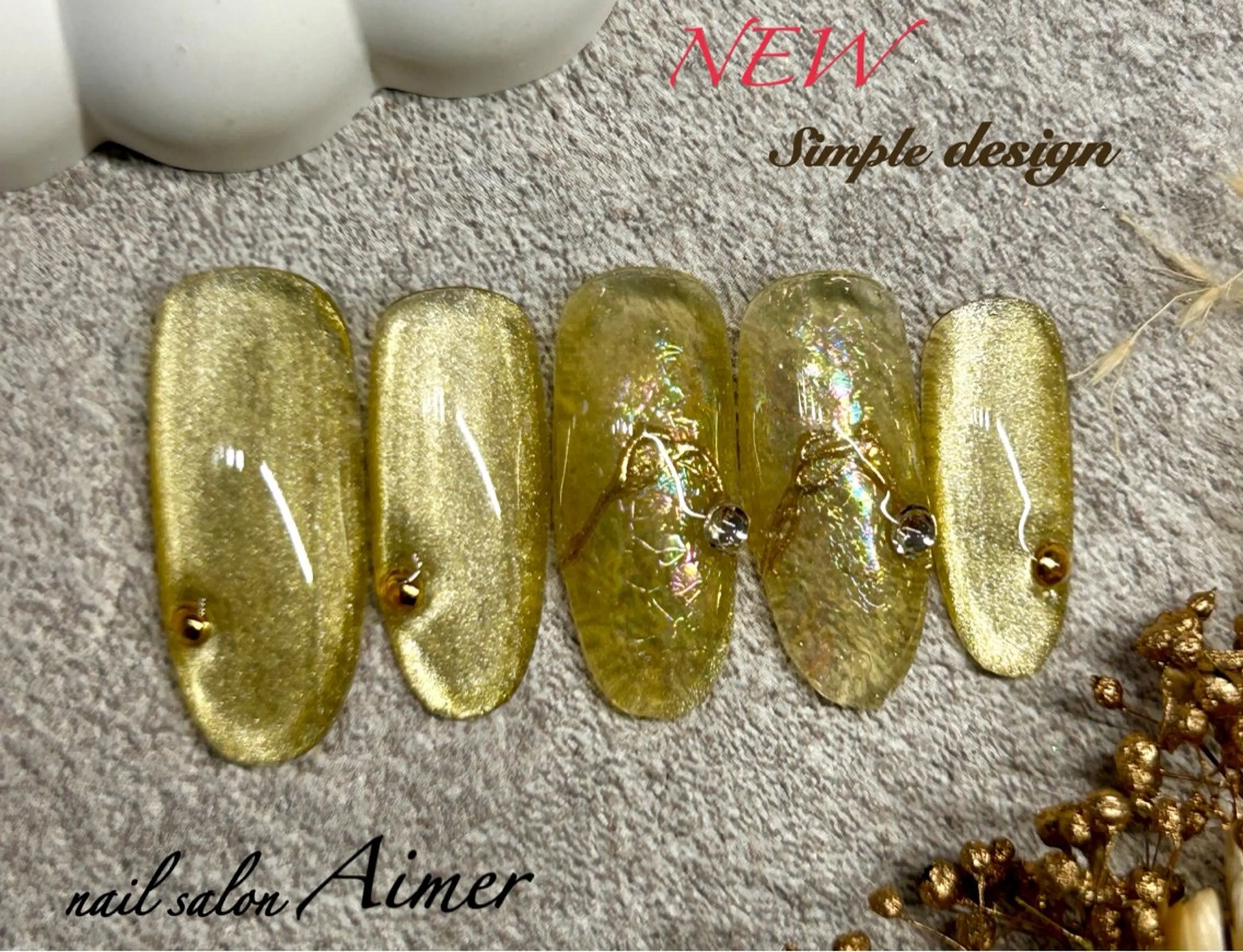 ネイル ハンドネイル nail salon Aimerのネイルデザイン