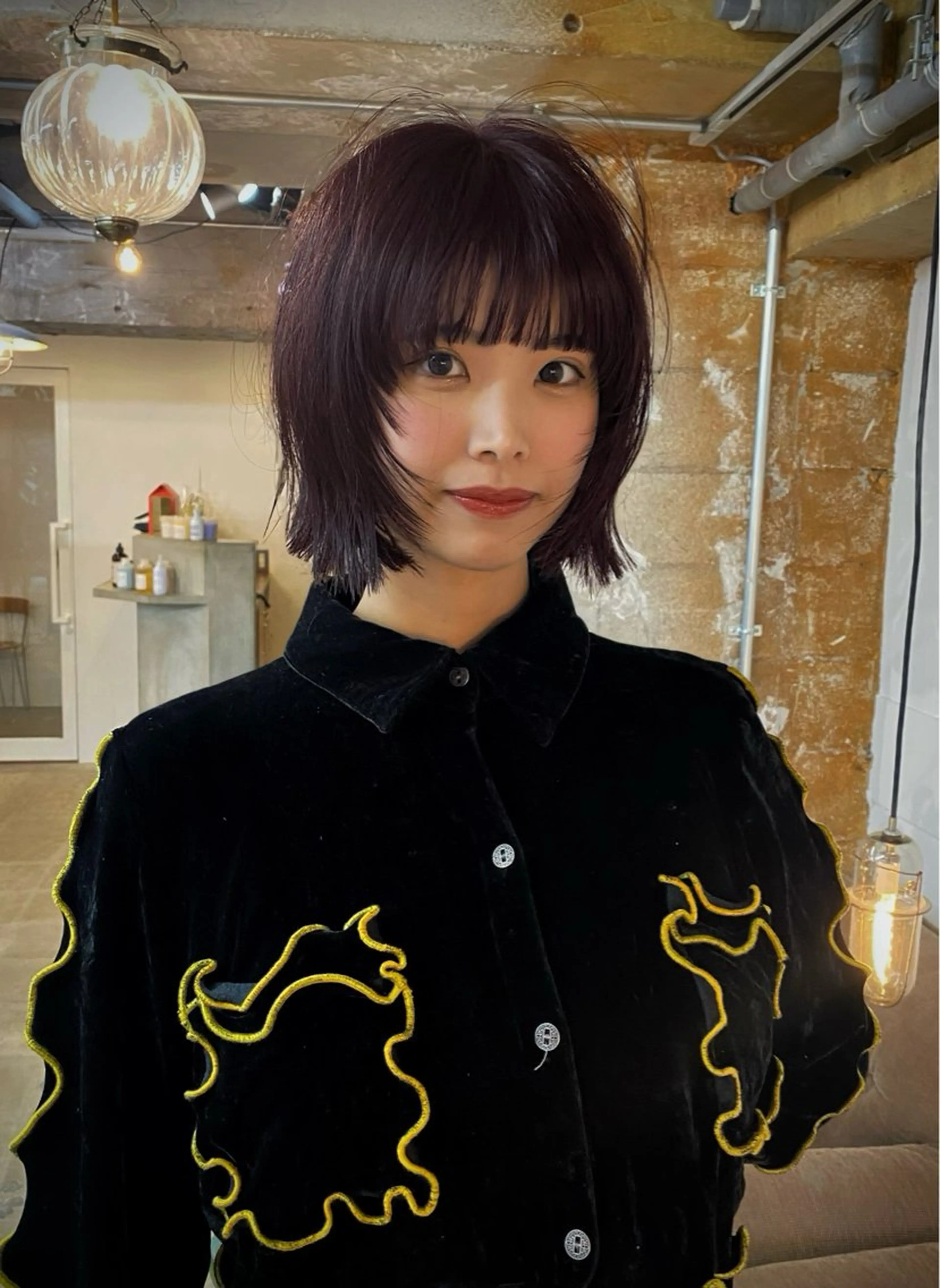 ショート カラー カット ヘアカラー KEI gattacaのヘアスタイル