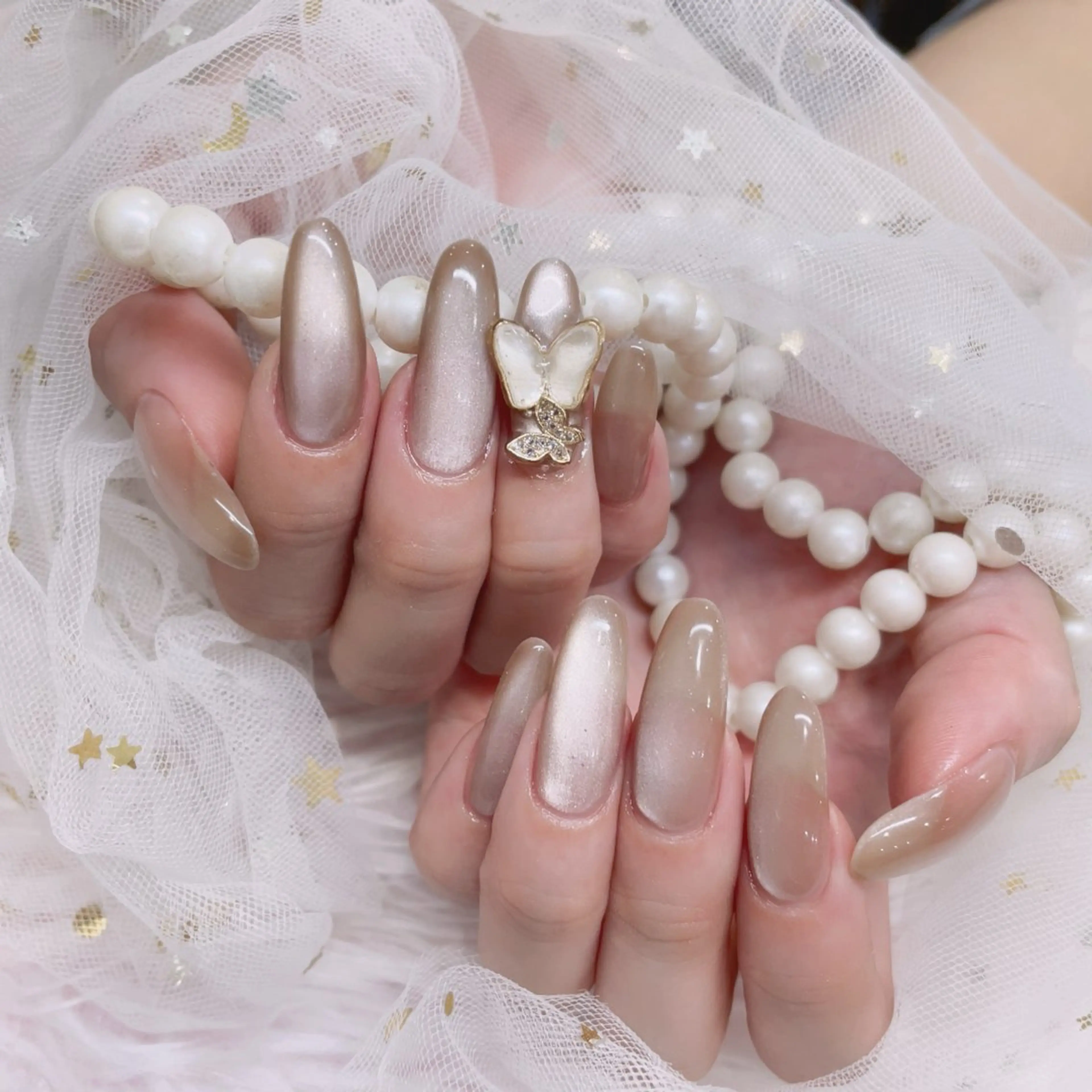 ロング ハンドネイル cho nailのネイルデザイン