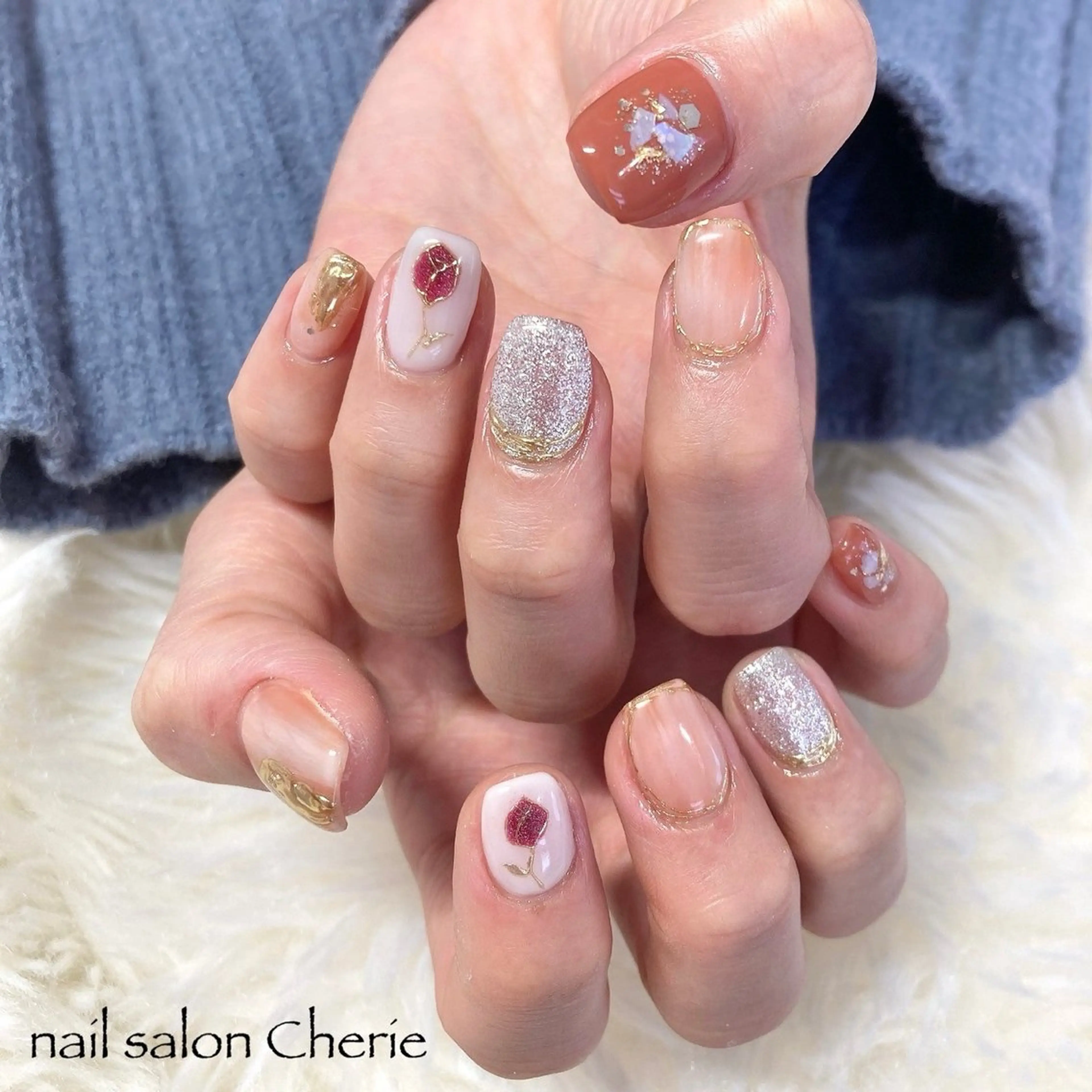 ネイル ハンドネイル nail salon Cherie ネイルサロン シェリー所属・nail salon Cherieのネイルデザイン