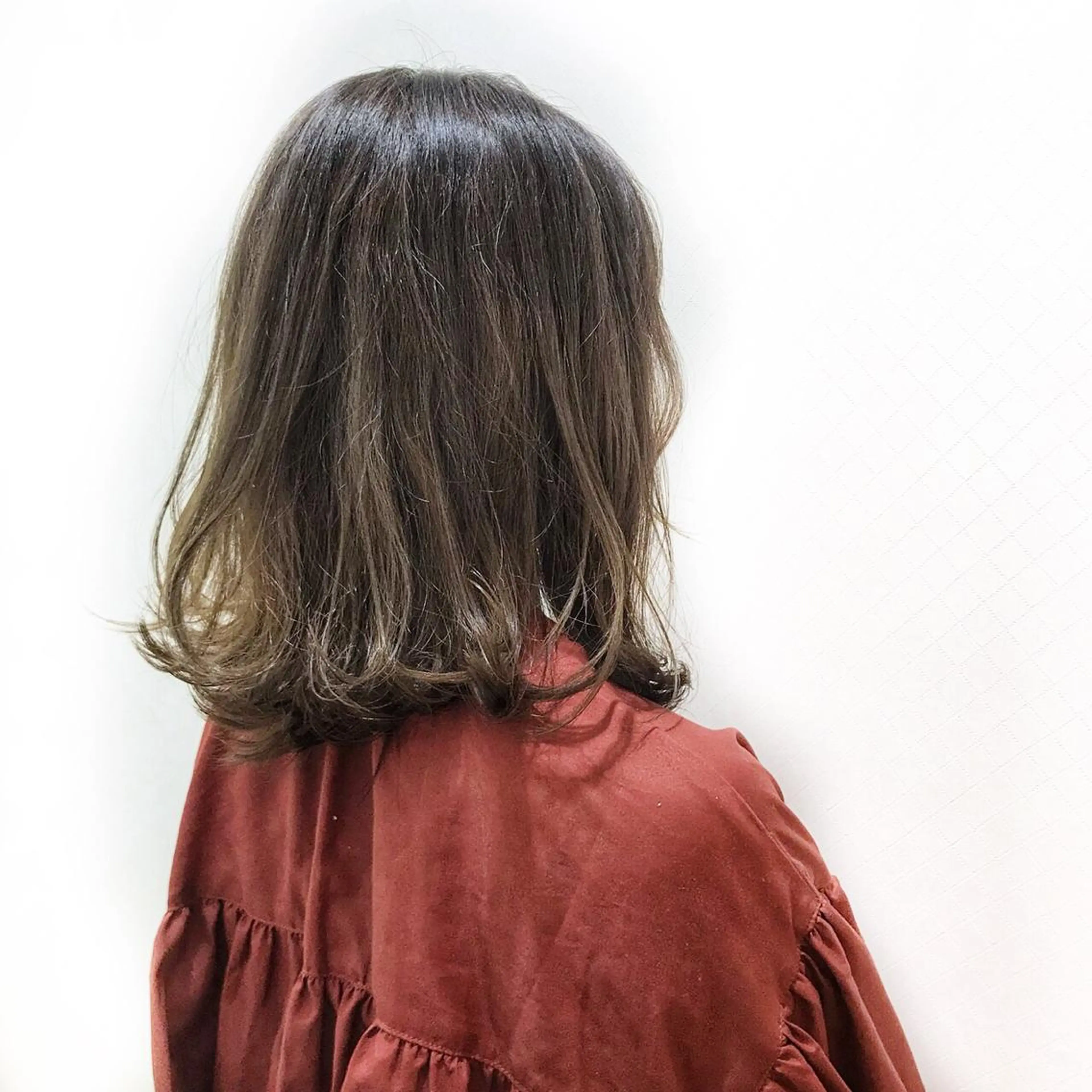 ミディアム カラー パーマ カット ヘアカラー トリートメント エリア人気No.1 美容室Ash西船橋のヘアスタイル