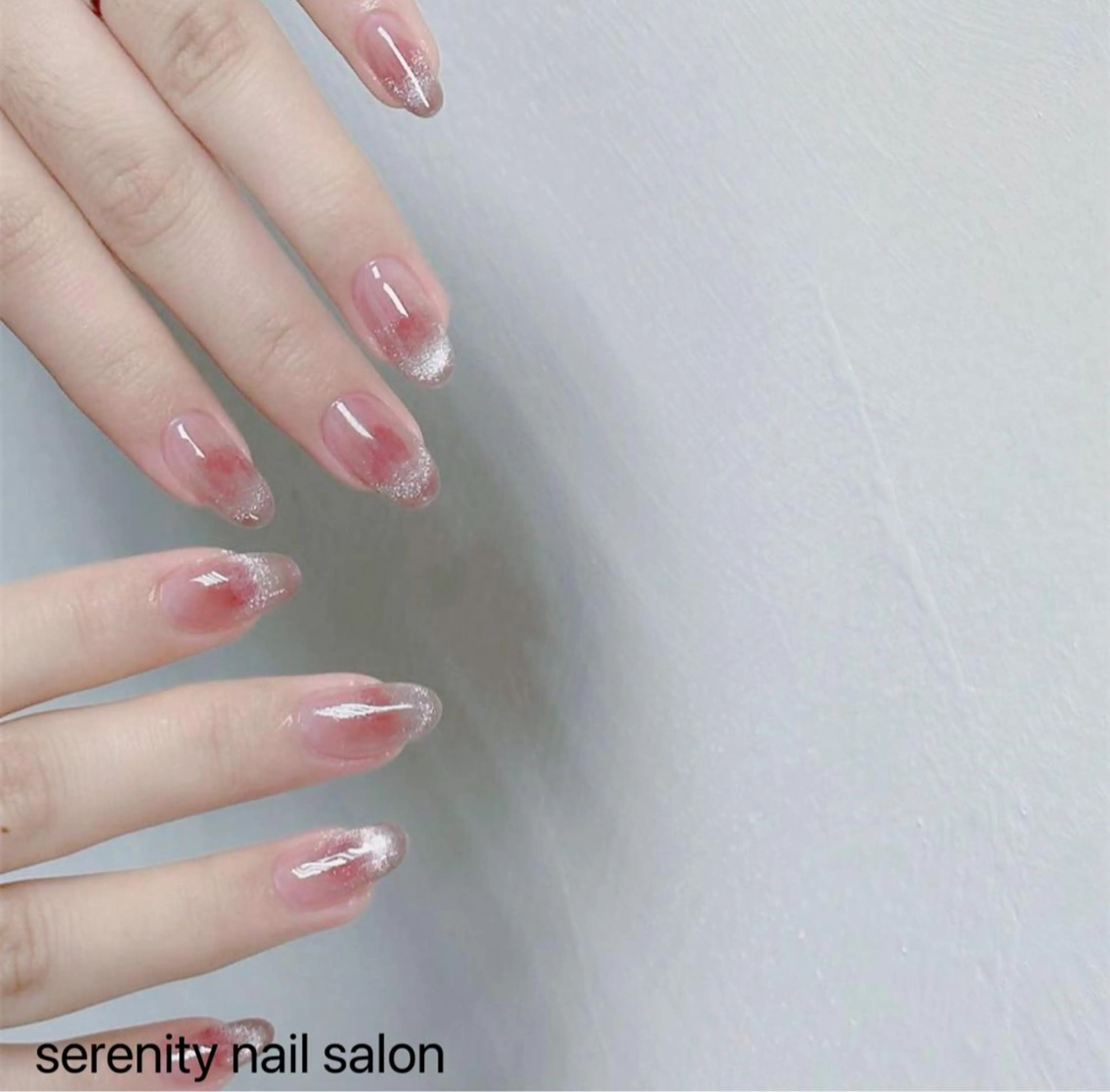ネイル ハンドネイル ハンドケア ✨Serenity ワンホンネイルのネイルデザイン