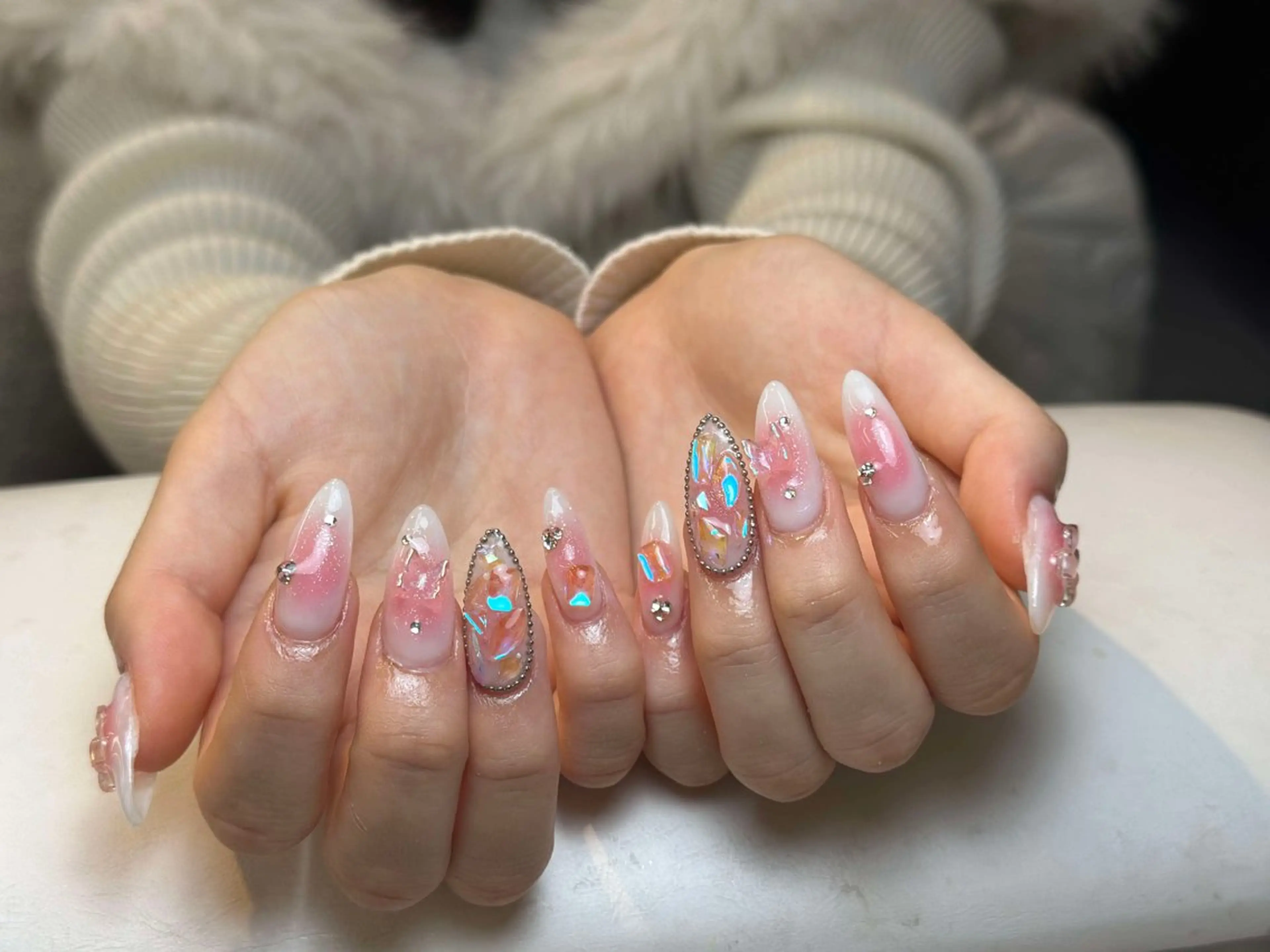 ネイル アートネイル ジェルネイル ニュアンスネイル シンプルネイル ハンドネイル Jenn Nail Shinokuboのネイルデザイン