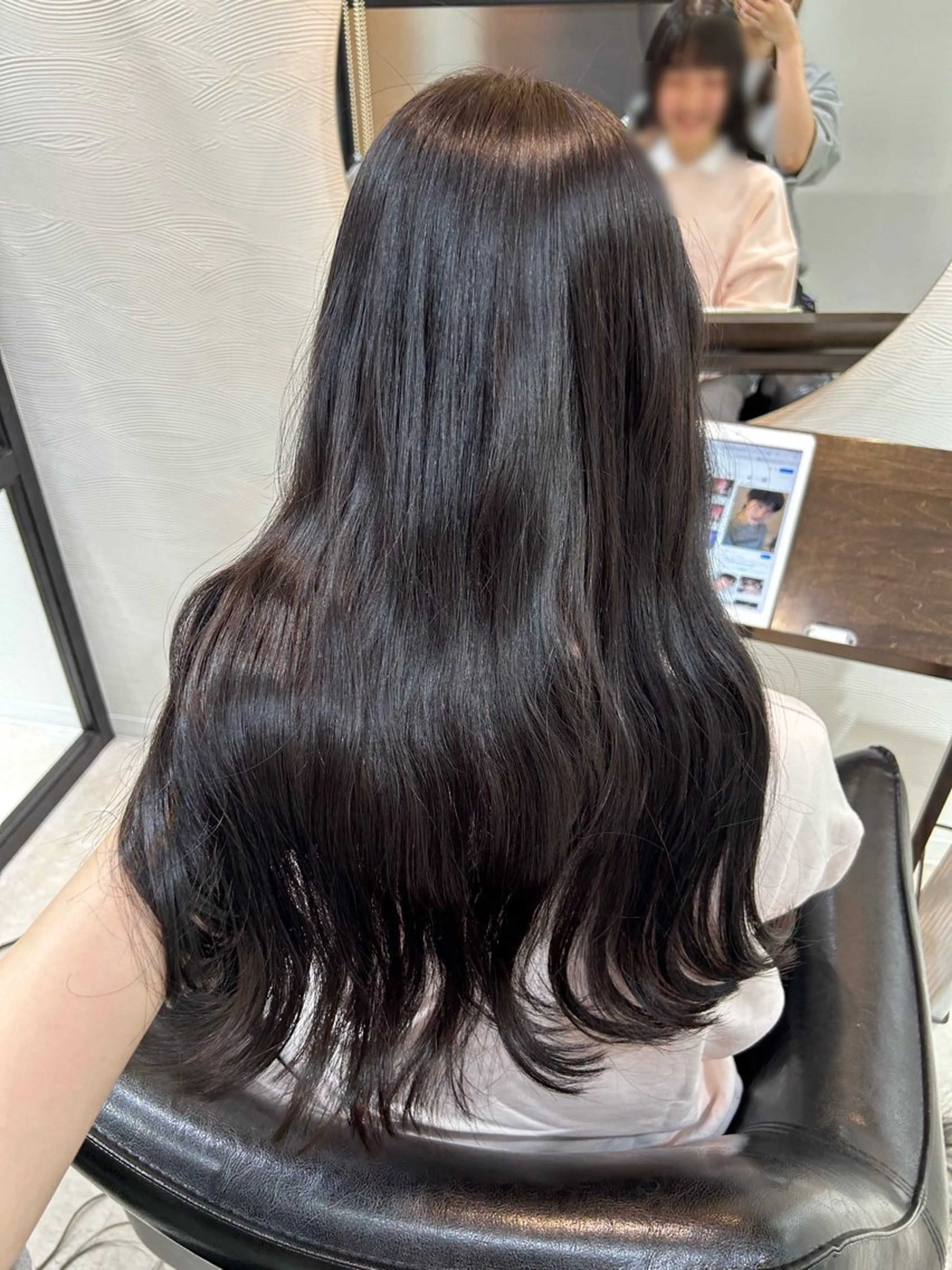 ロング カラー カット ヘアカラー トリートメント 🤍透明感/韓国風 🤍サクラギヒトミのヘアスタイル