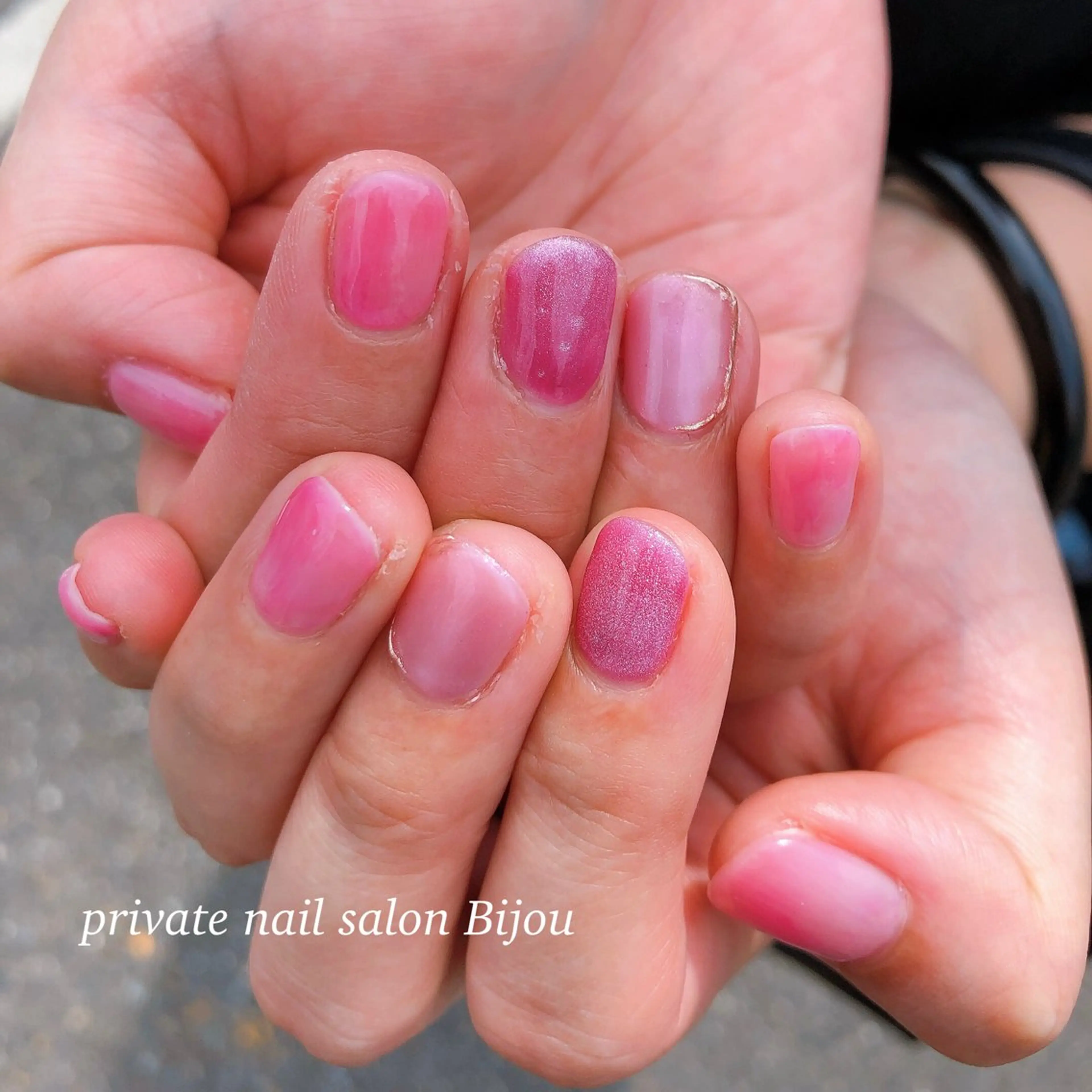 ネイル ピンク Bijou💎✨ Reiのネイルデザイン