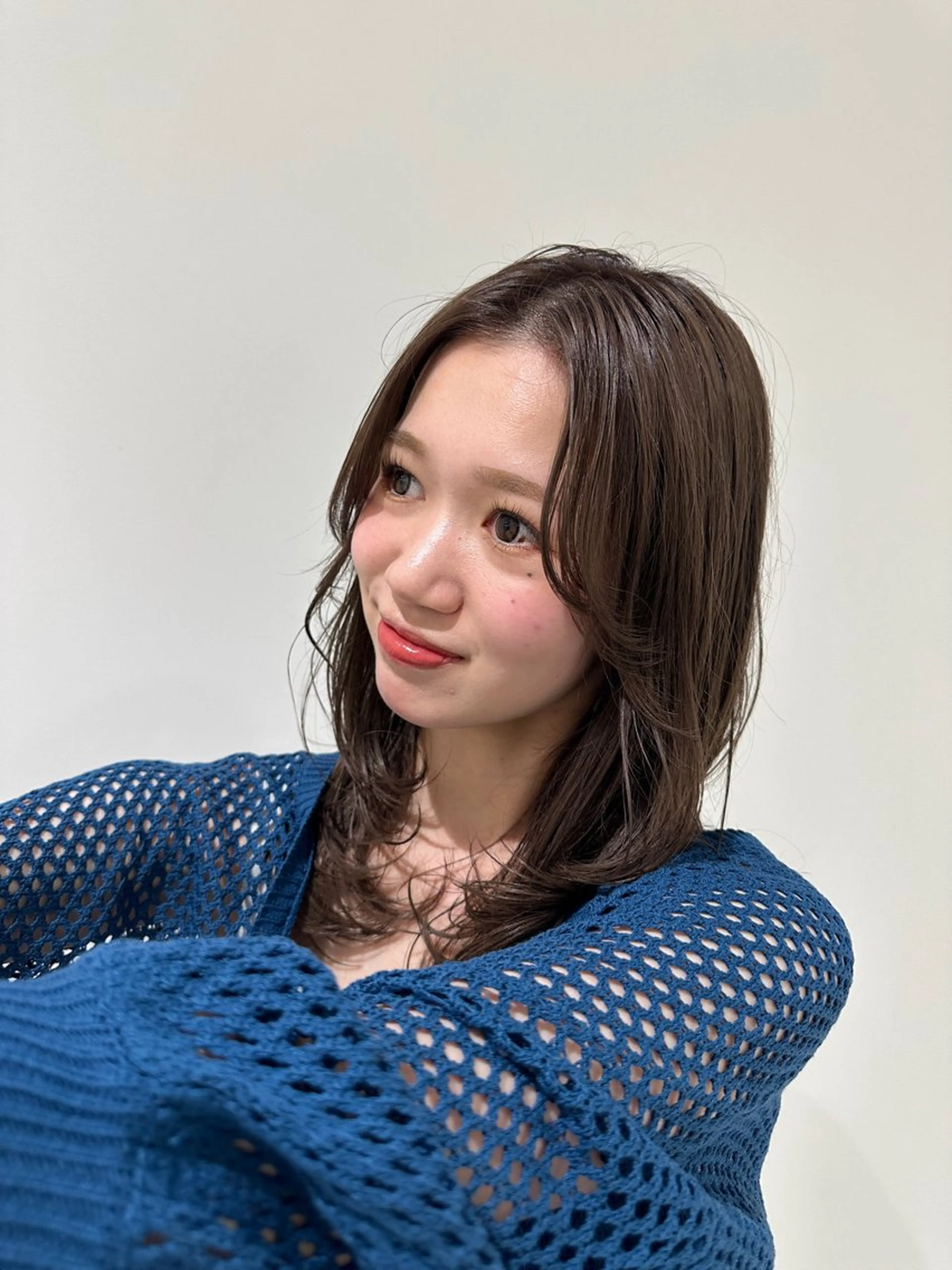 カラー ベージュカラー 透明感カラー ミルクティーベージュ カット ヘアカラー トリートメント こうた/髪質改善 ストレート/ヘアケアのヘアスタイル