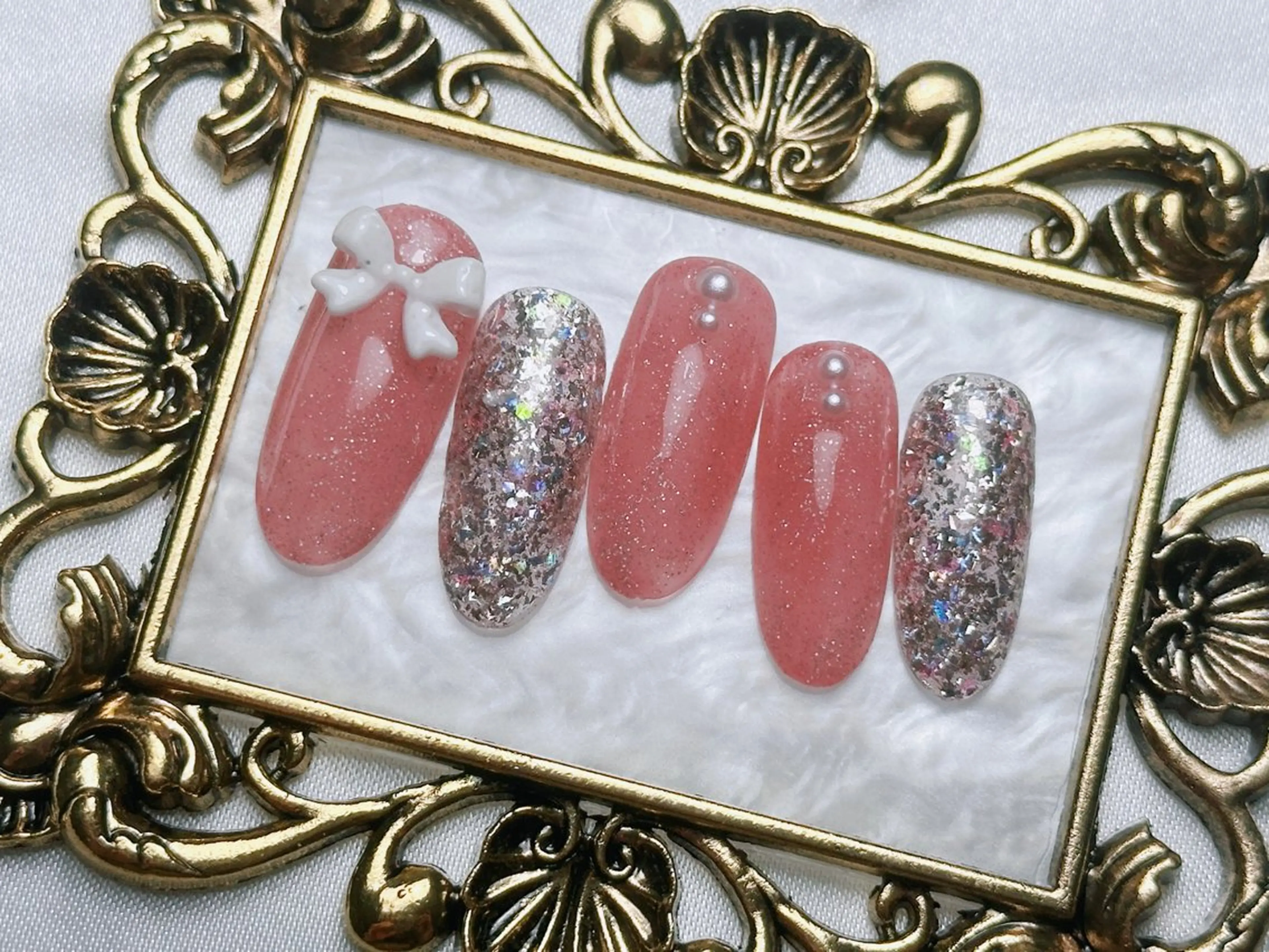 ネイル フレンチネイル マグネットネイル ニュアンスネイル オフィスネイル ワンカラーネイル Mnail _KKのネイルデザイン