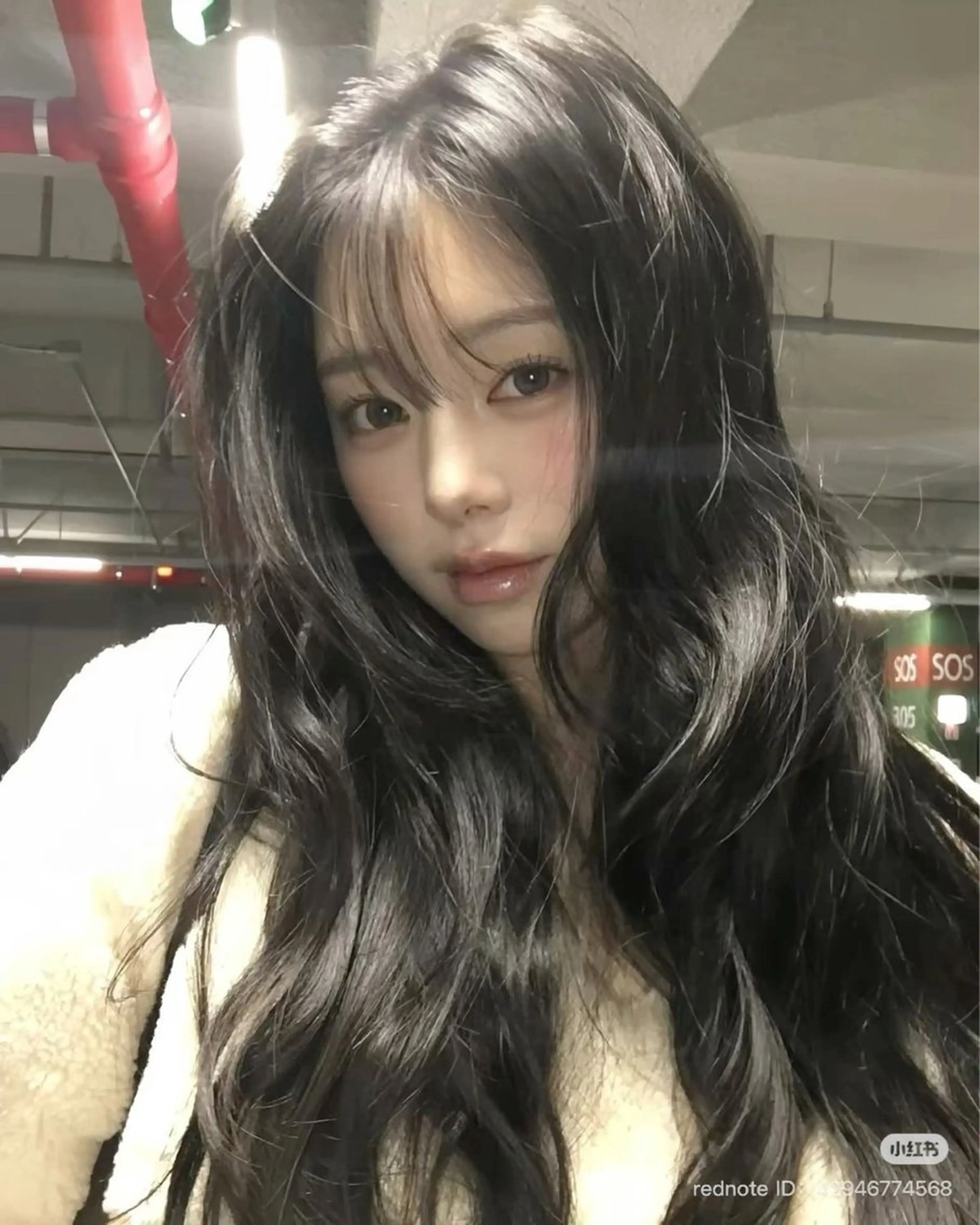 ロング カット ヘアカラー トリートメント 🤍韓国暗髪 レイヤー🤍きょうのヘアスタイル
