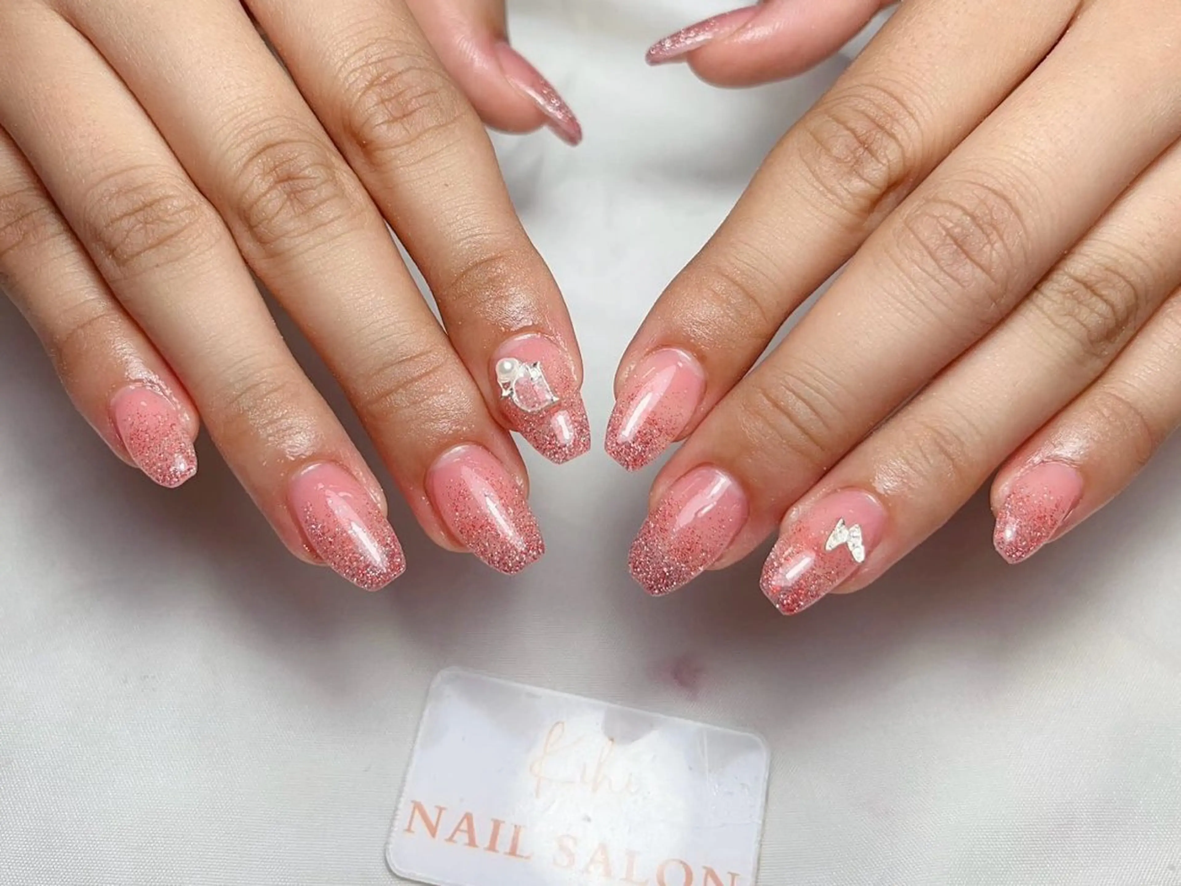 ネイル アートネイル フレンチネイル ジェルネイル グラデーション 韓国ネイル ハンドネイル Nail Salon Kihi さくらのネイルデザイン