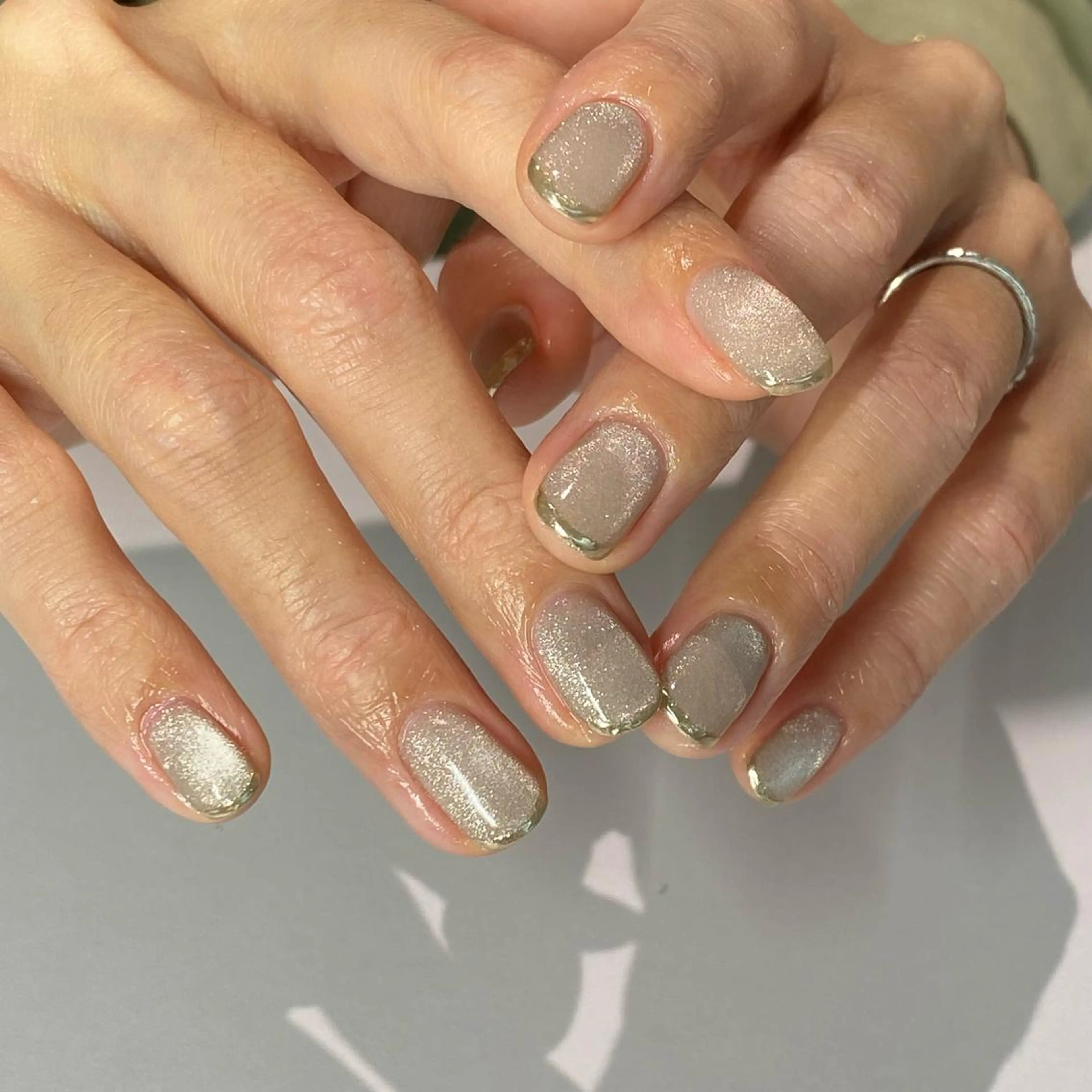ネイル フレンチネイル マグネットネイル ミラーネイル ブライダルネイル ayana nails所属・nail salon ayanaのネイルデザイン