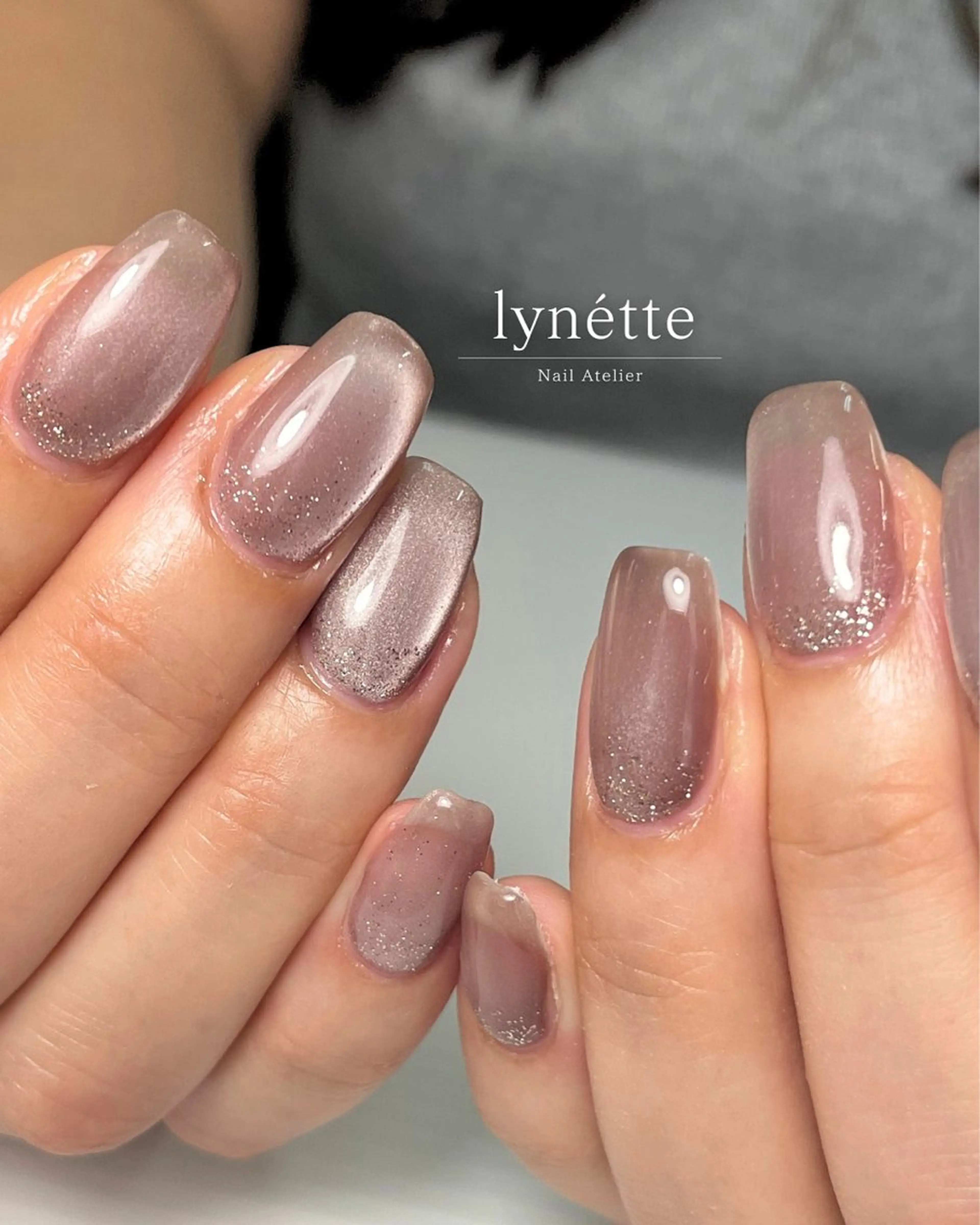 ネイル マグネットネイル Nail Atelier lynétte所属・lynétte 那覇ネイルサロンのネイルデザイン