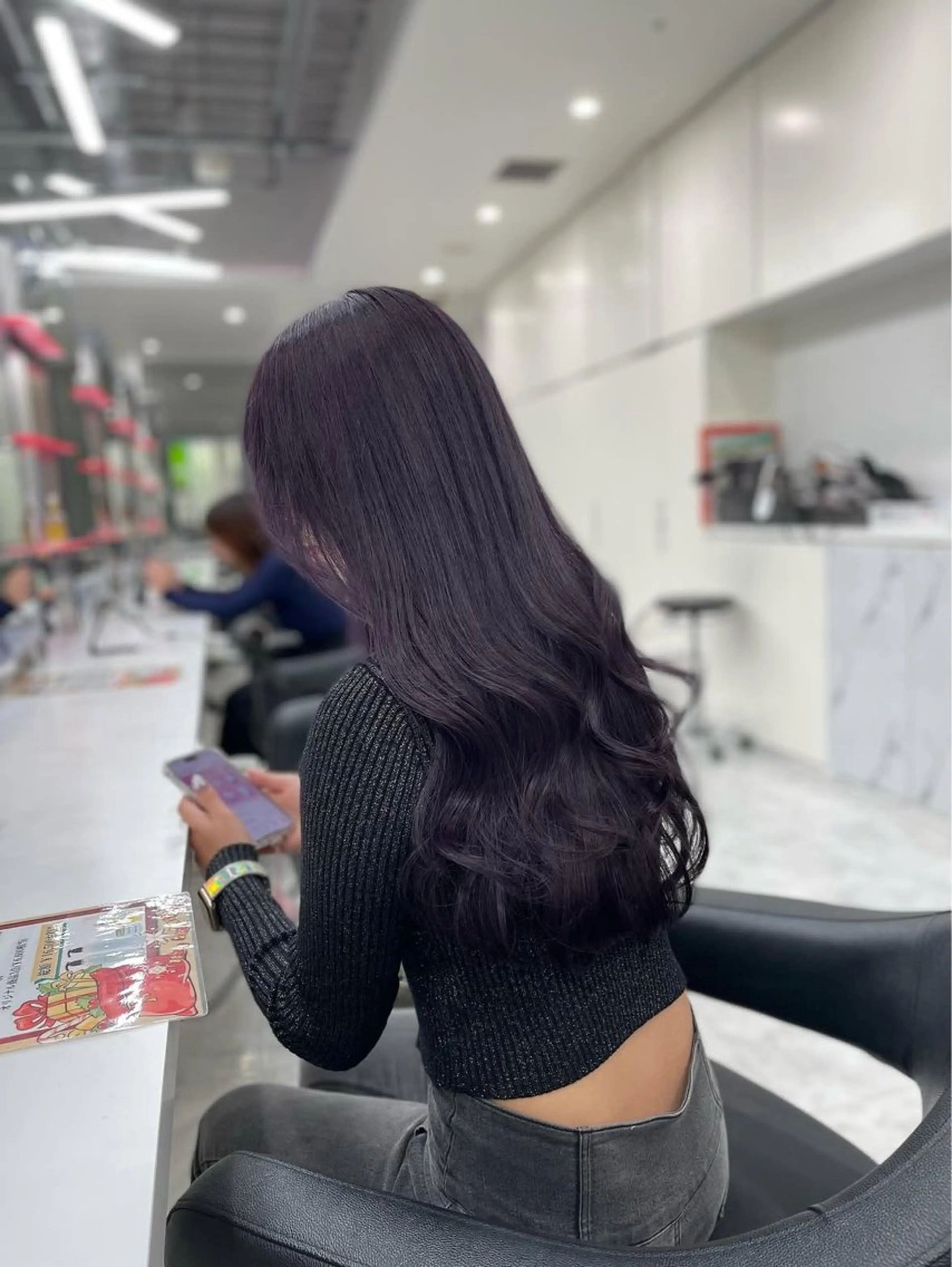 ロング トリートメント 💙暗髪艶カラー🫐 Yuma💙のヘアスタイル