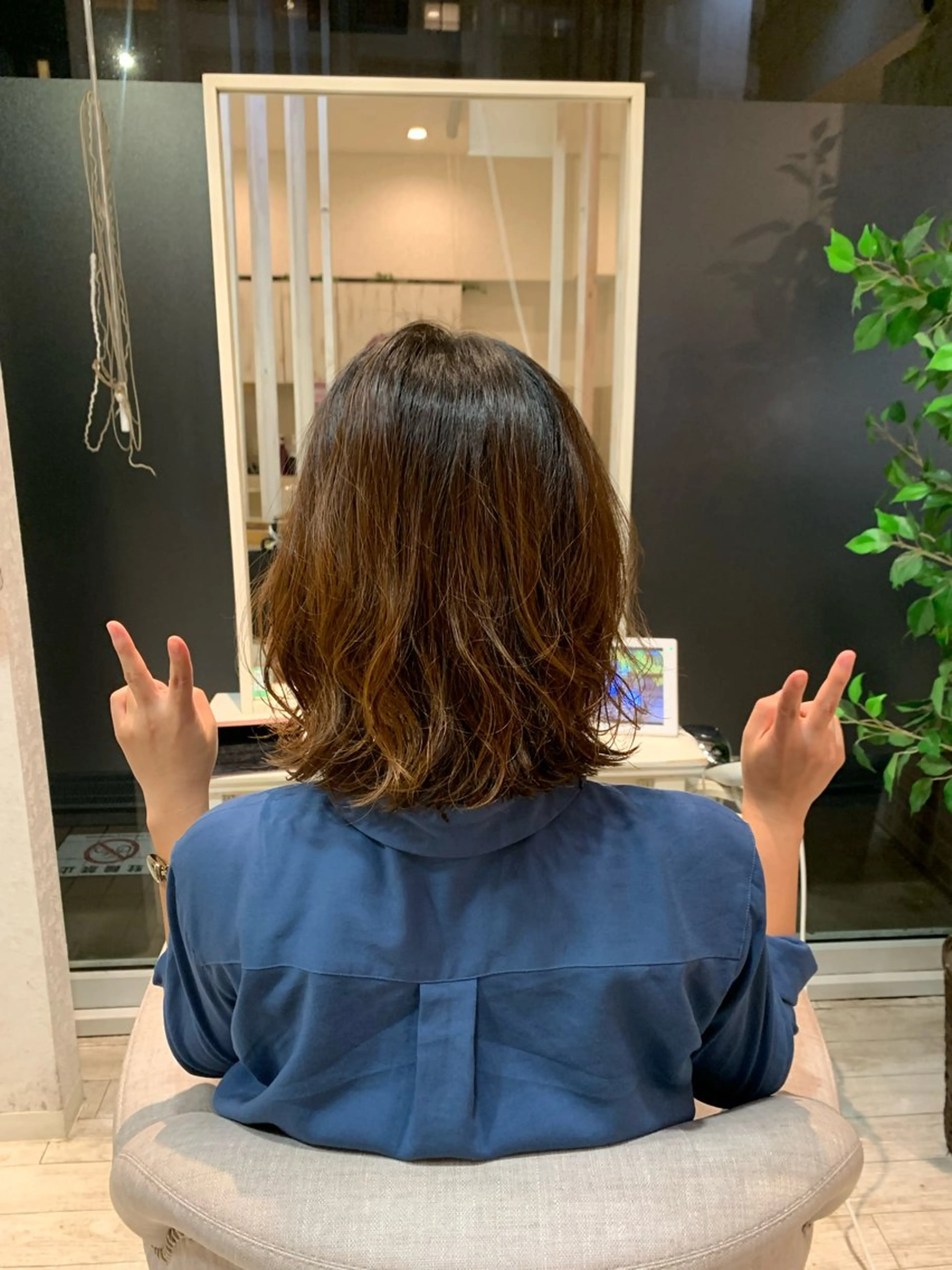 ミディアム if所属・大崎if ほりはるかのヘアスタイル