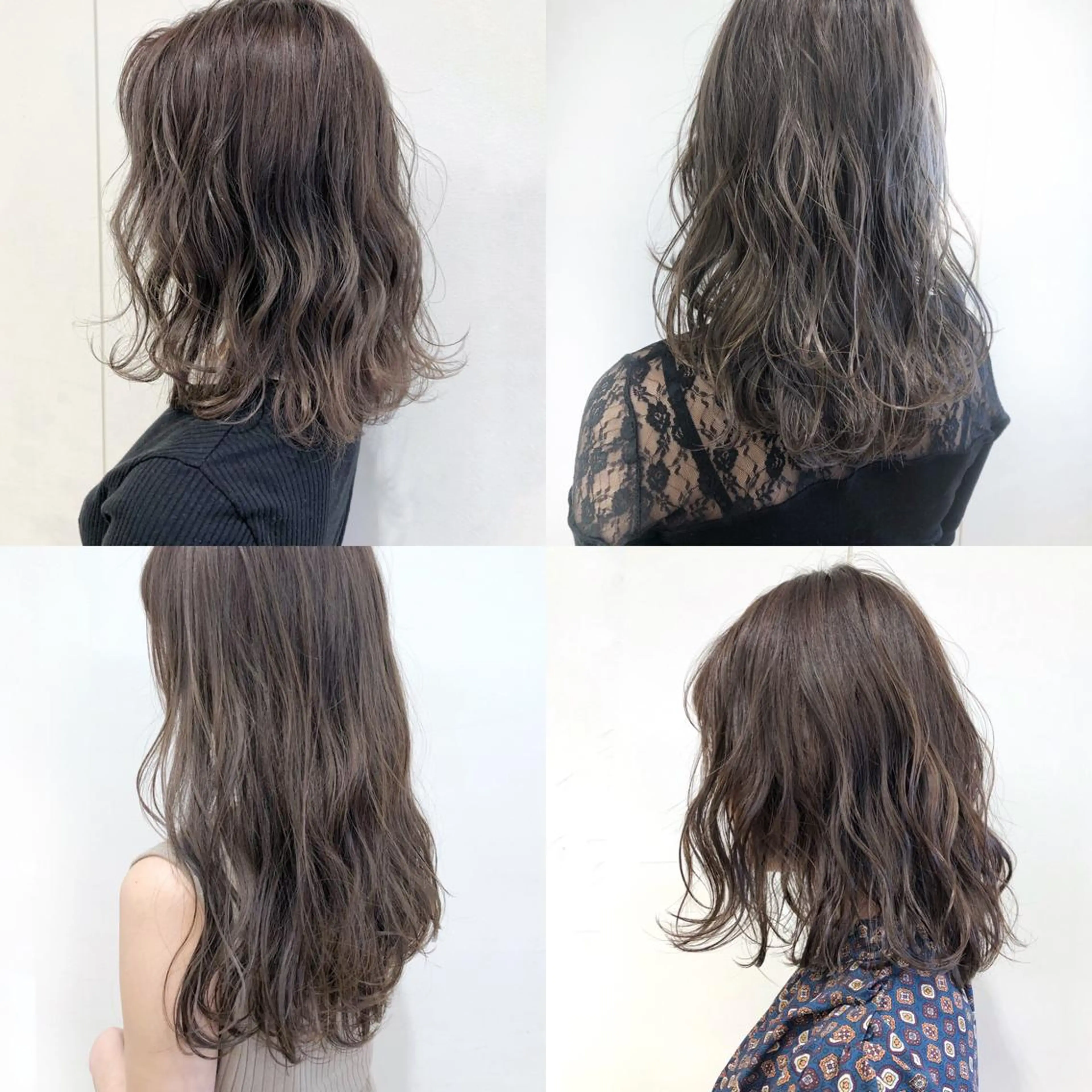 カラー 透明感カラー グレージュ ヘアカラー ケアブリーチ 坪井佑樹のヘアスタイル
