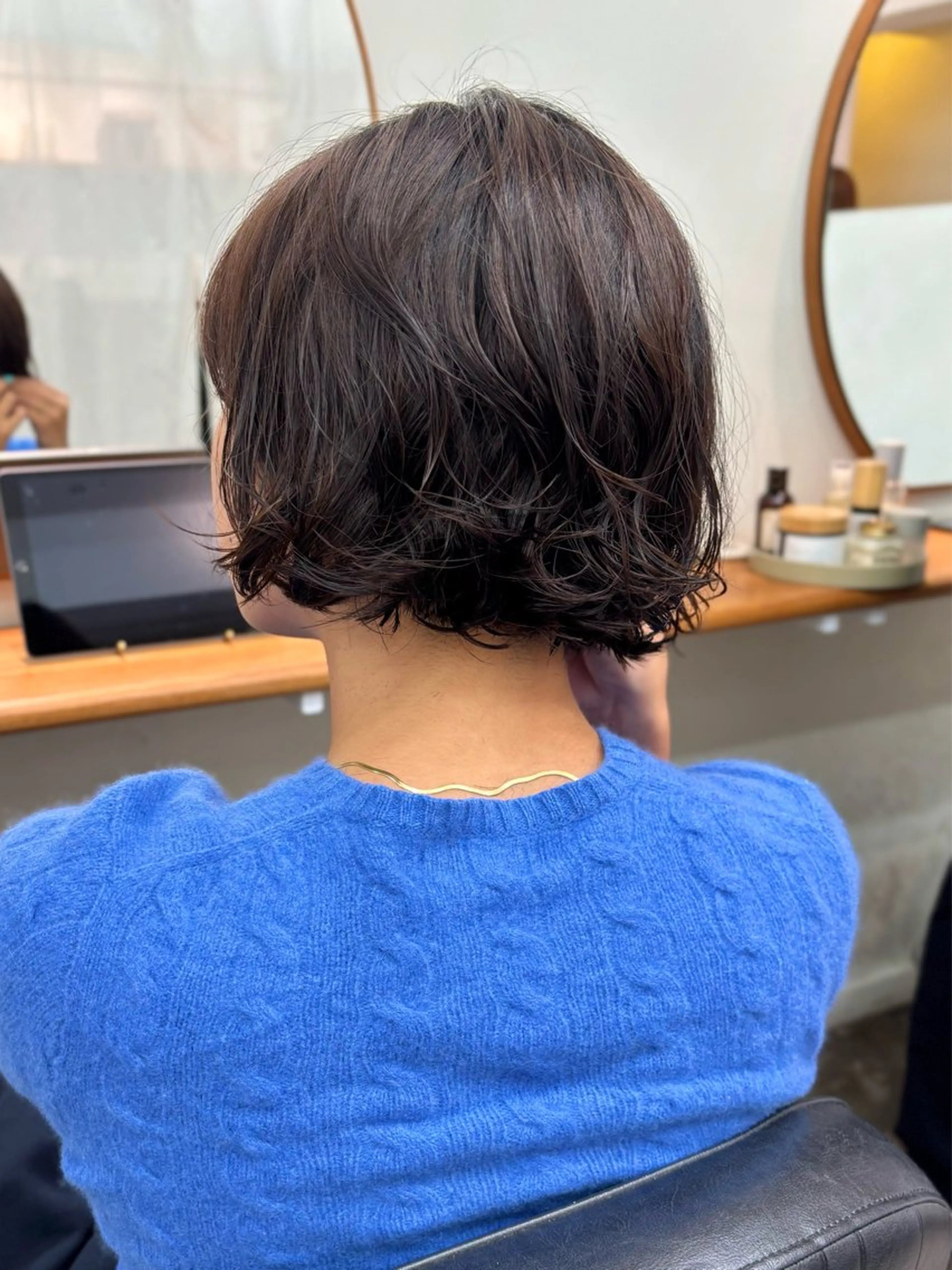 ミディアム パーマ カット パーマ ENIEN MAKE’S 立川所属・ミカ💫/パーマ/ ニュアンスパーマのヘアスタイル