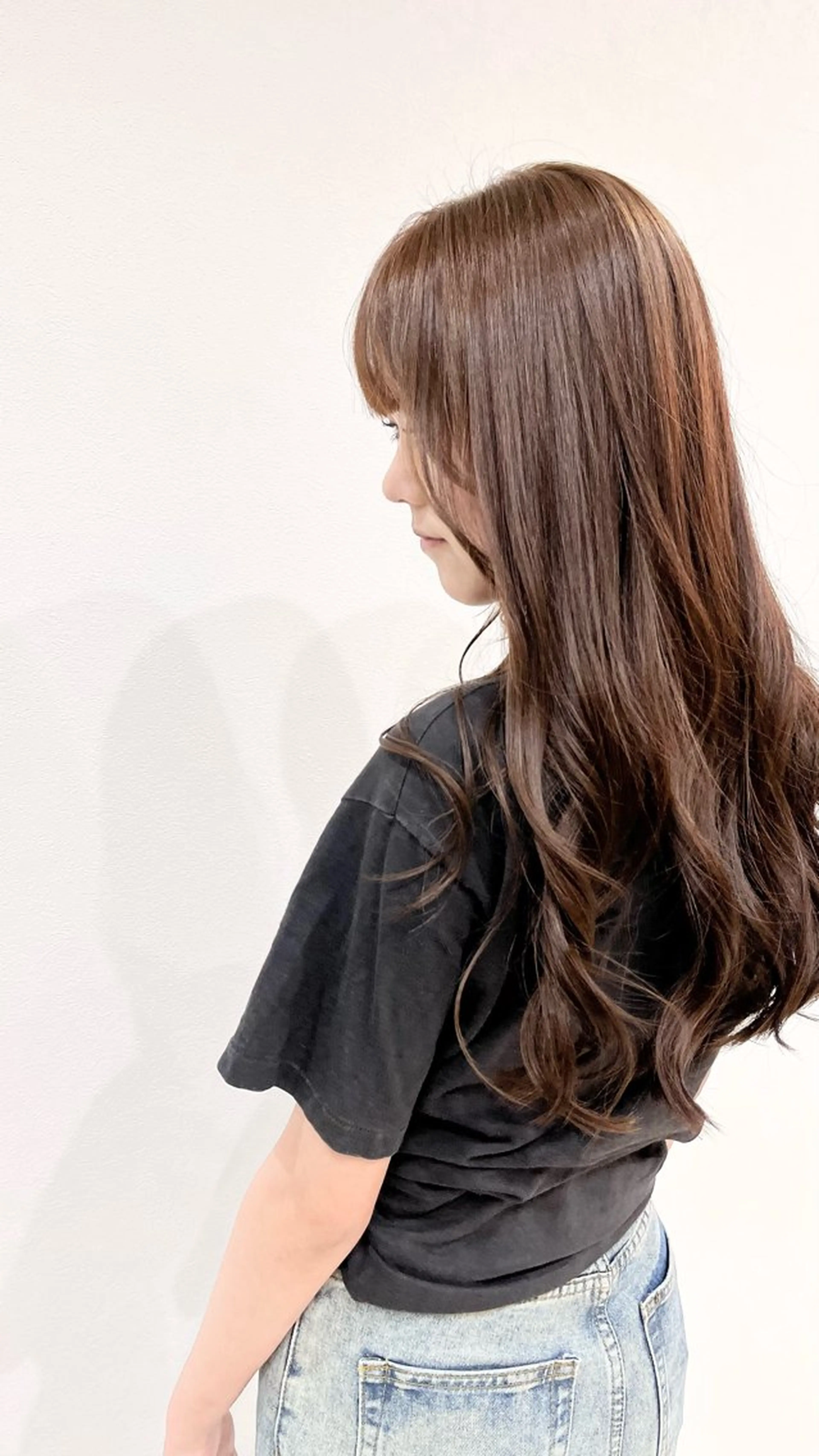 ロング カット ヘアカラー 小沢 真澄のヘアスタイル