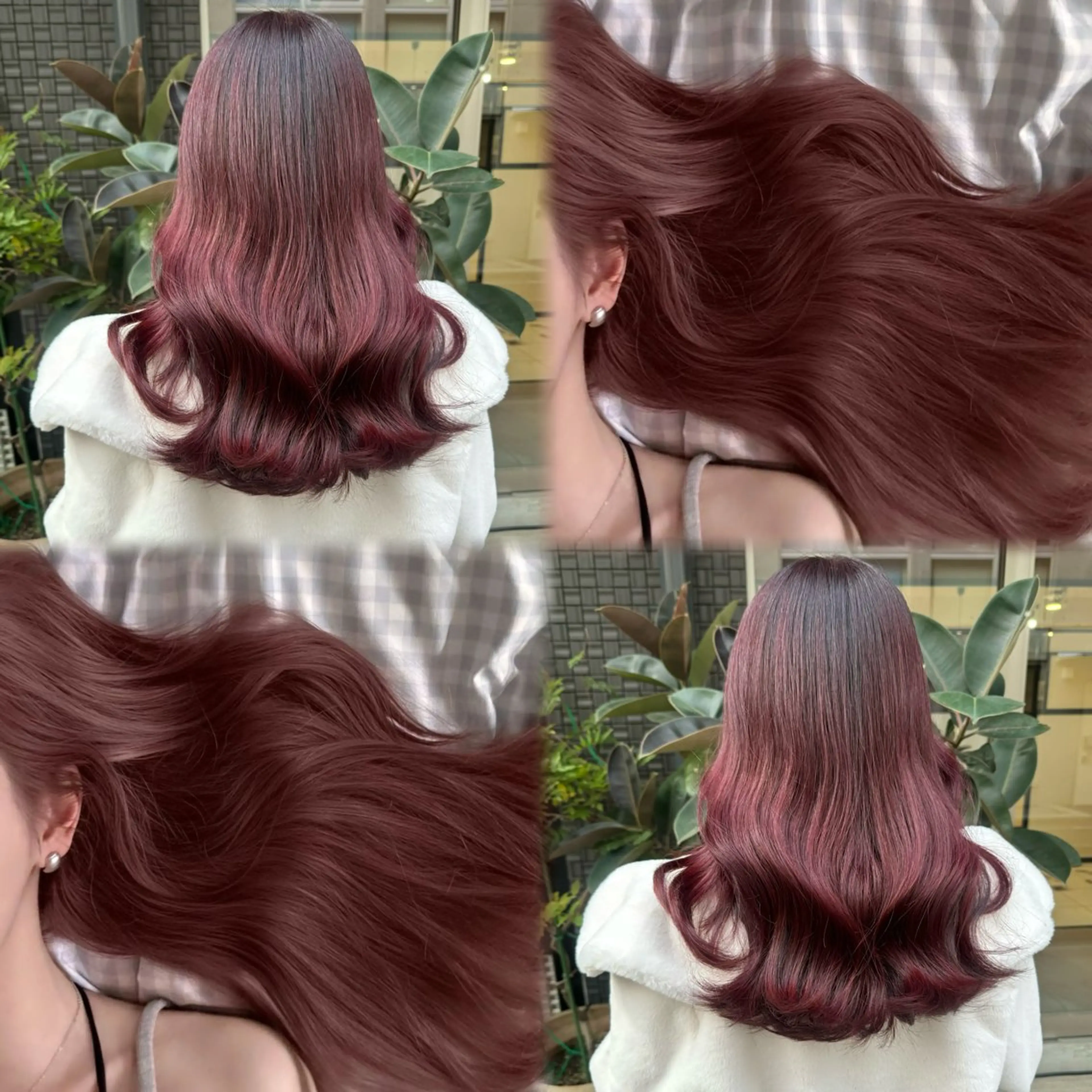 セミロング カラー カット ヘアカラー トリートメント kana ブリーチなしカラー✨のヘアスタイル