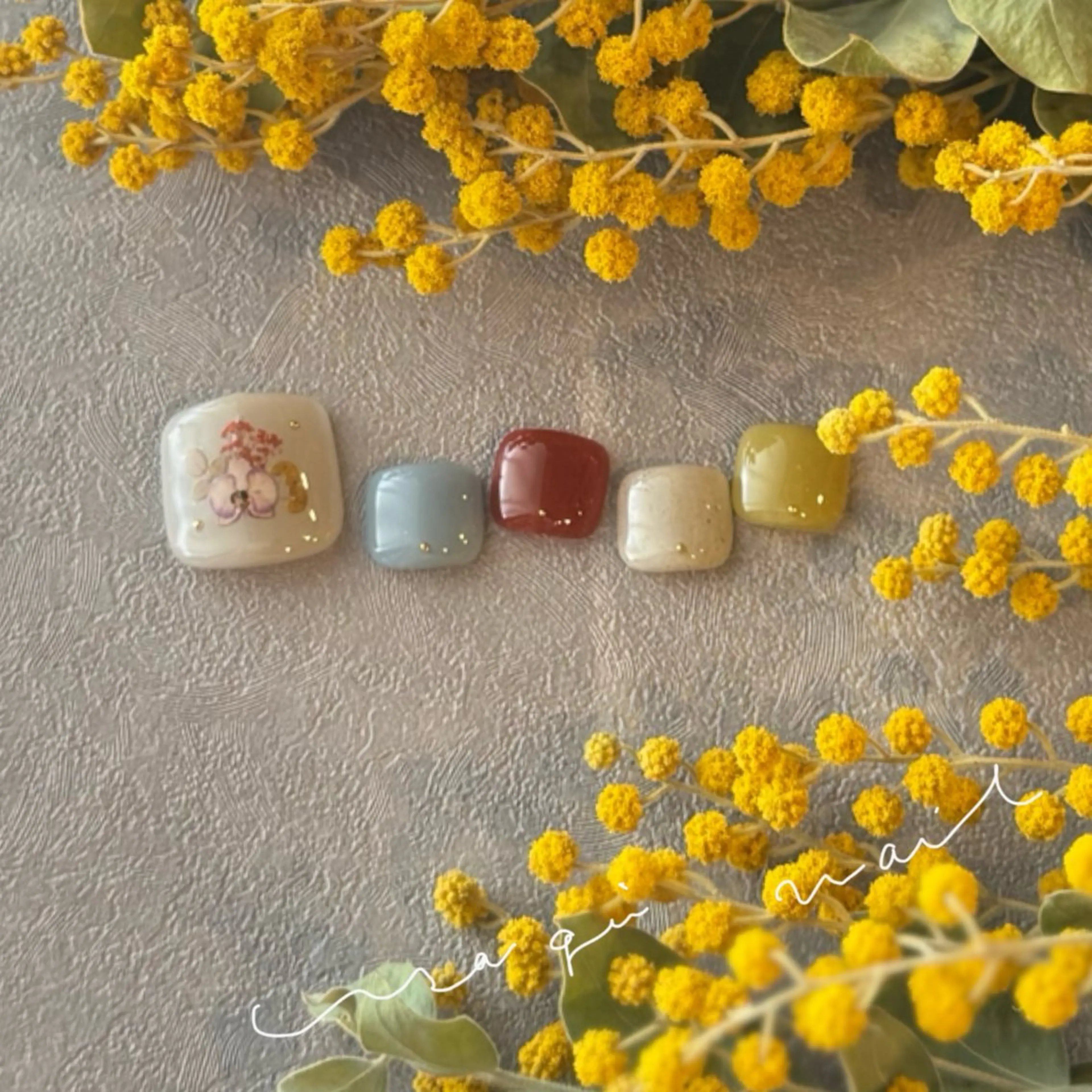 ネイル フットネイル usagi nailのネイルデザイン