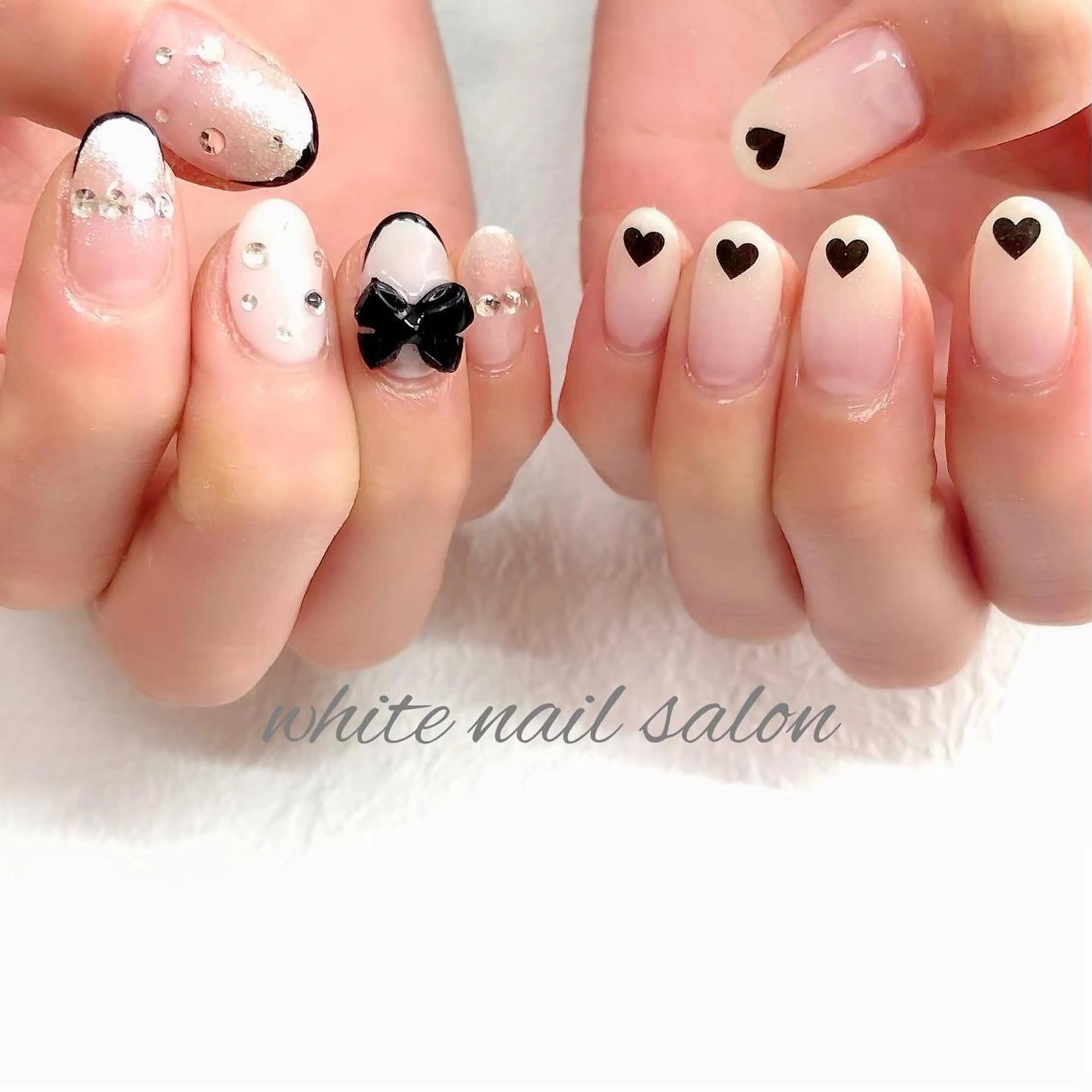 ネイル ジェルネイル ハードジェル ラメ(グリッター) 持ち込み ソフトジェル ハンドネイル white nail salonのネイルデザイン