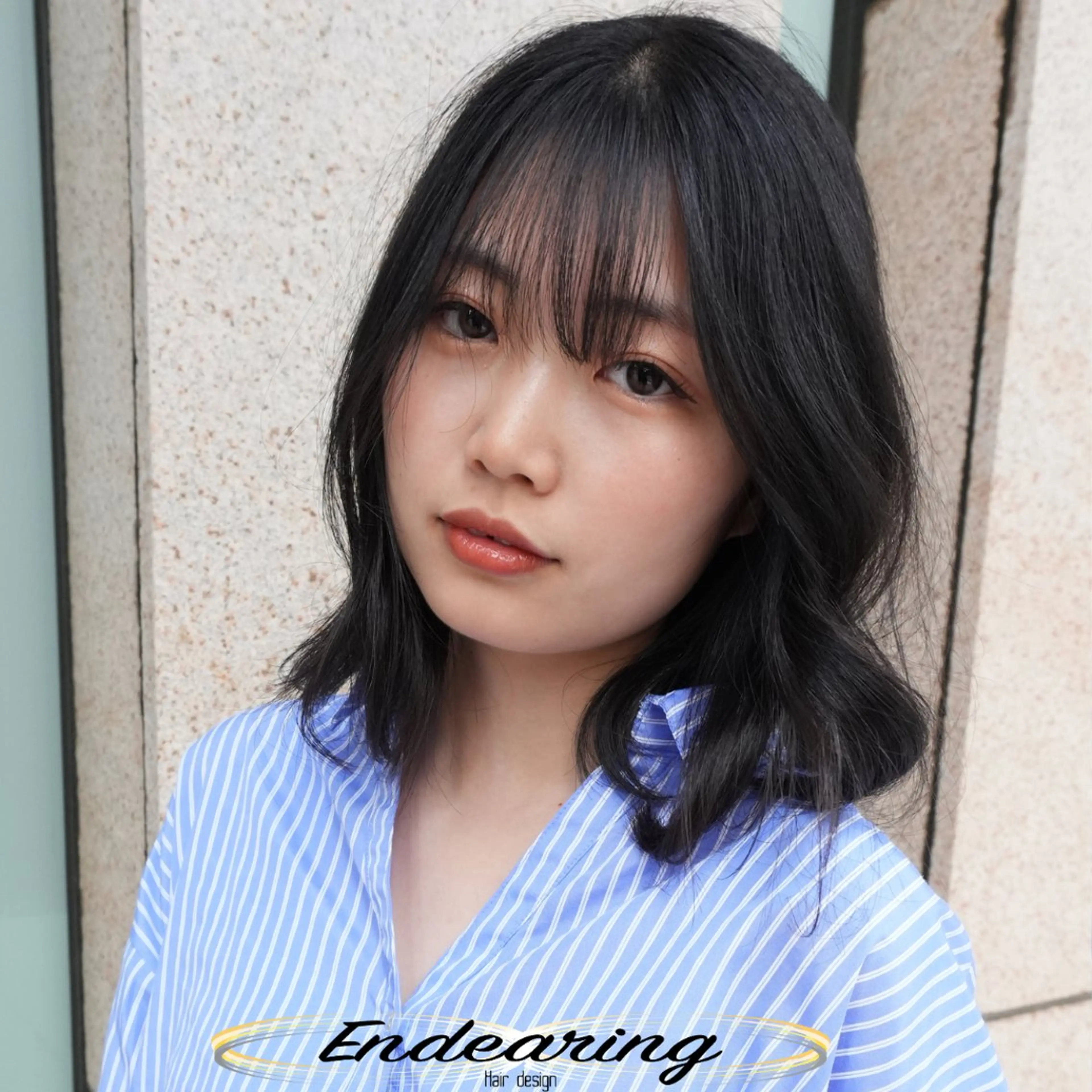 ミディアム ミディアムパーマ トリートメント カット パーマ トリートメント Endearing 銀座/レイヤーカットのヘアスタイル