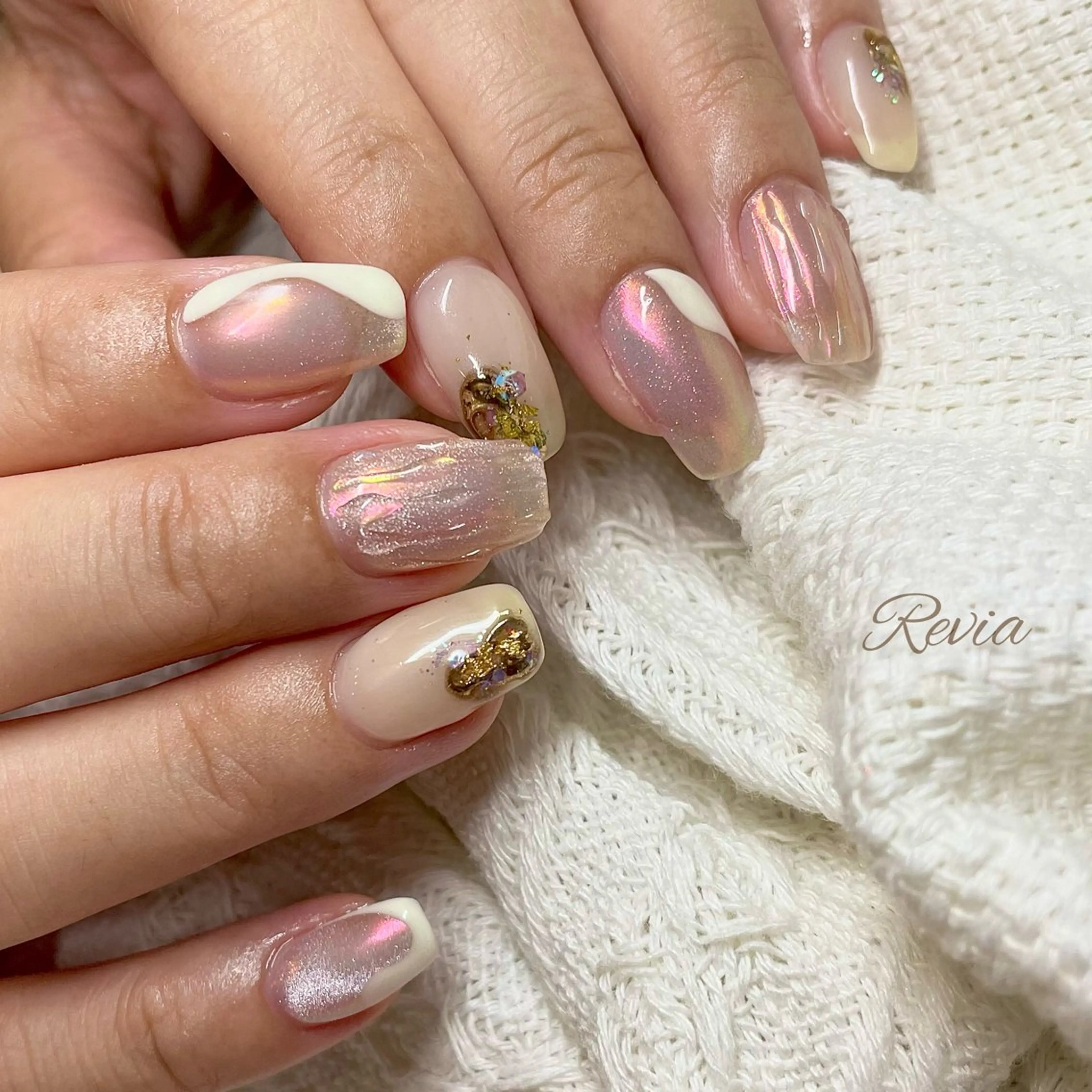 ネイル ハンドネイル revia所属・ERI Nailistのネイルデザイン