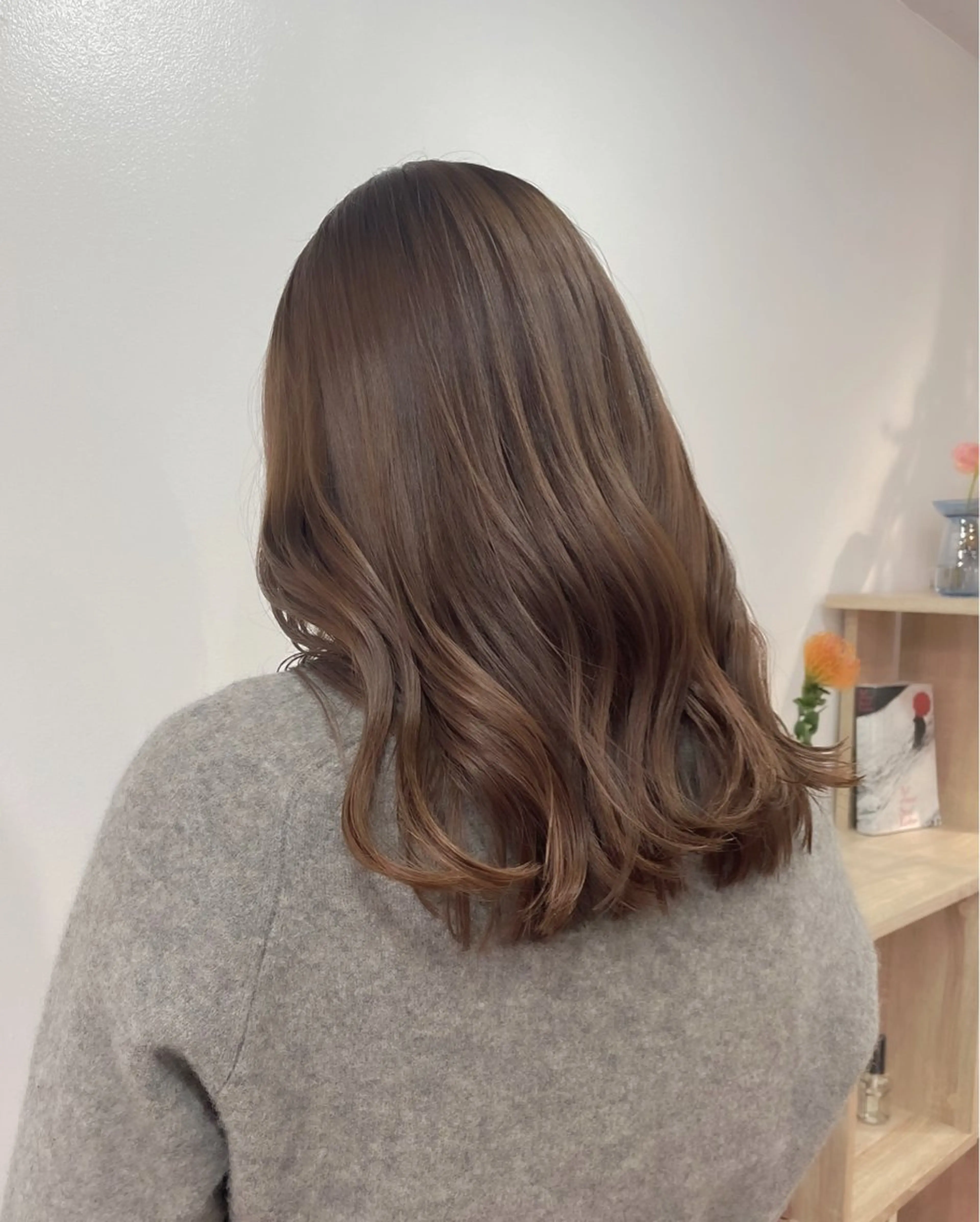 ミディアム 髪質改善/艶カラー 🤍mizueのヘアスタイル