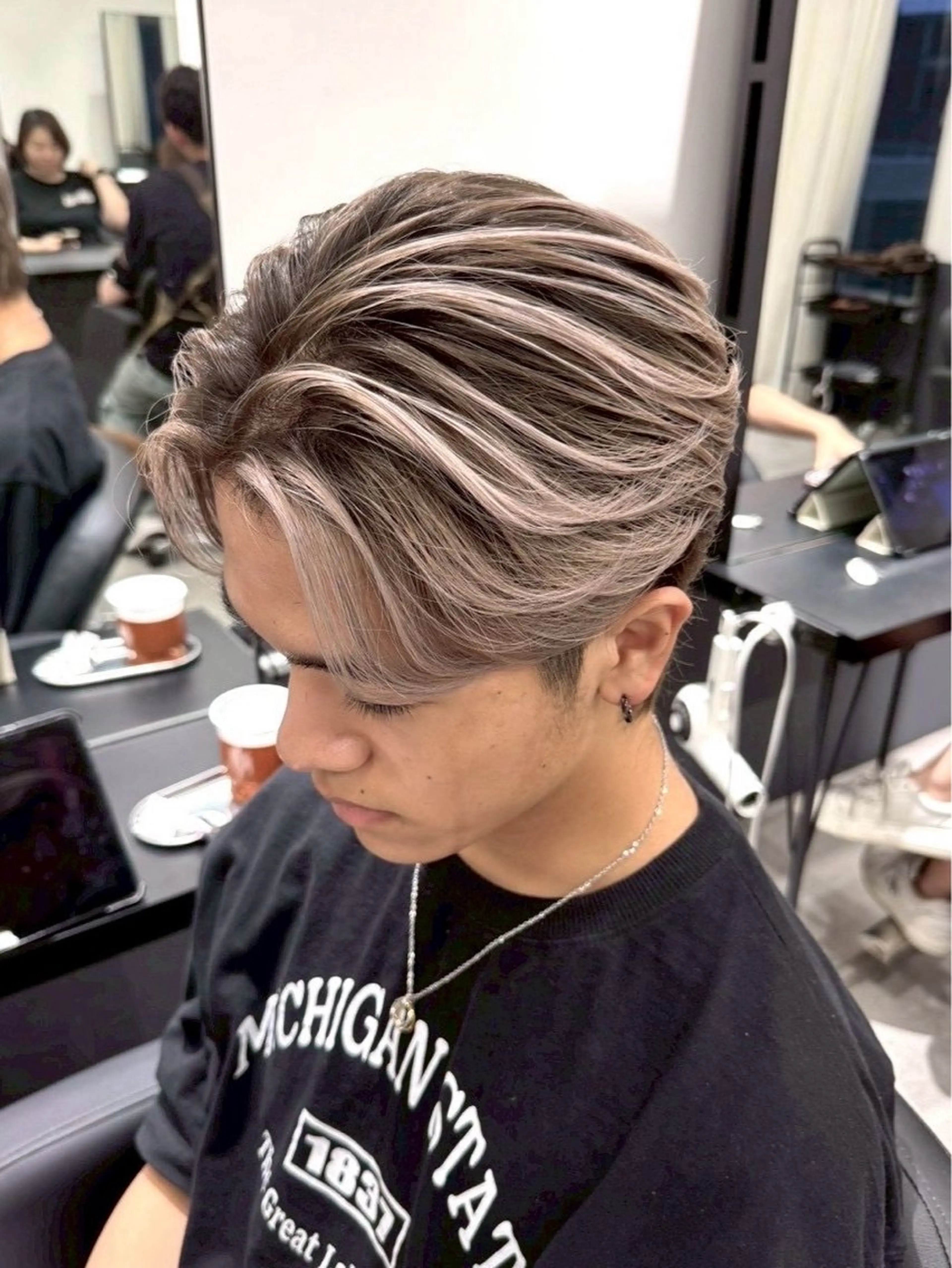 メンズ カット ヘアカラー 西岡 あつみ/ 堀江美容室のヘアスタイル