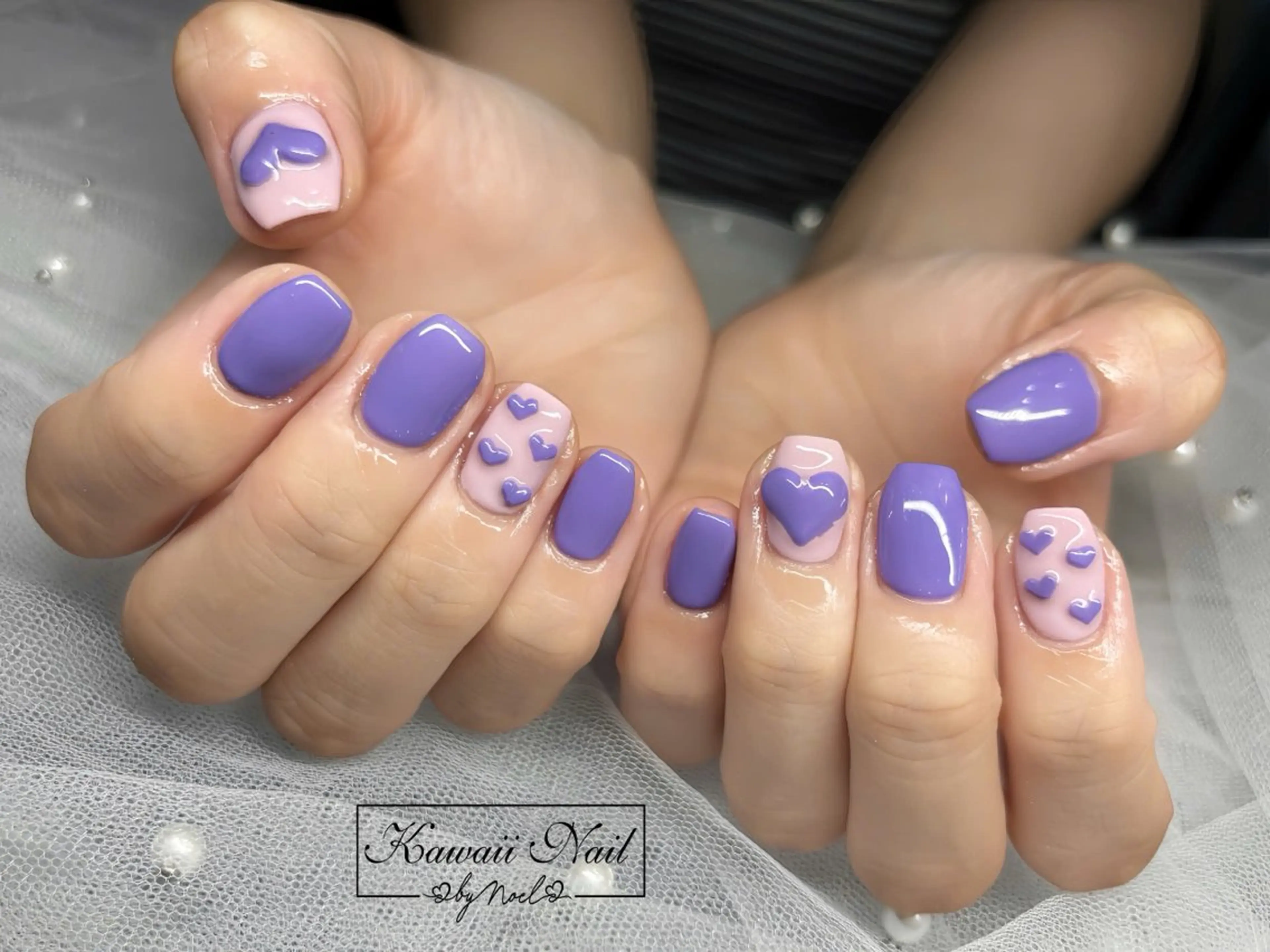 ネイル アートネイル フットネイル フレンチネイル ジェルネイル 韓国ネイル ハンドネイル Kawaii Nail Salon所属・Kawaii-jp Tomisatoのネイルデザイン