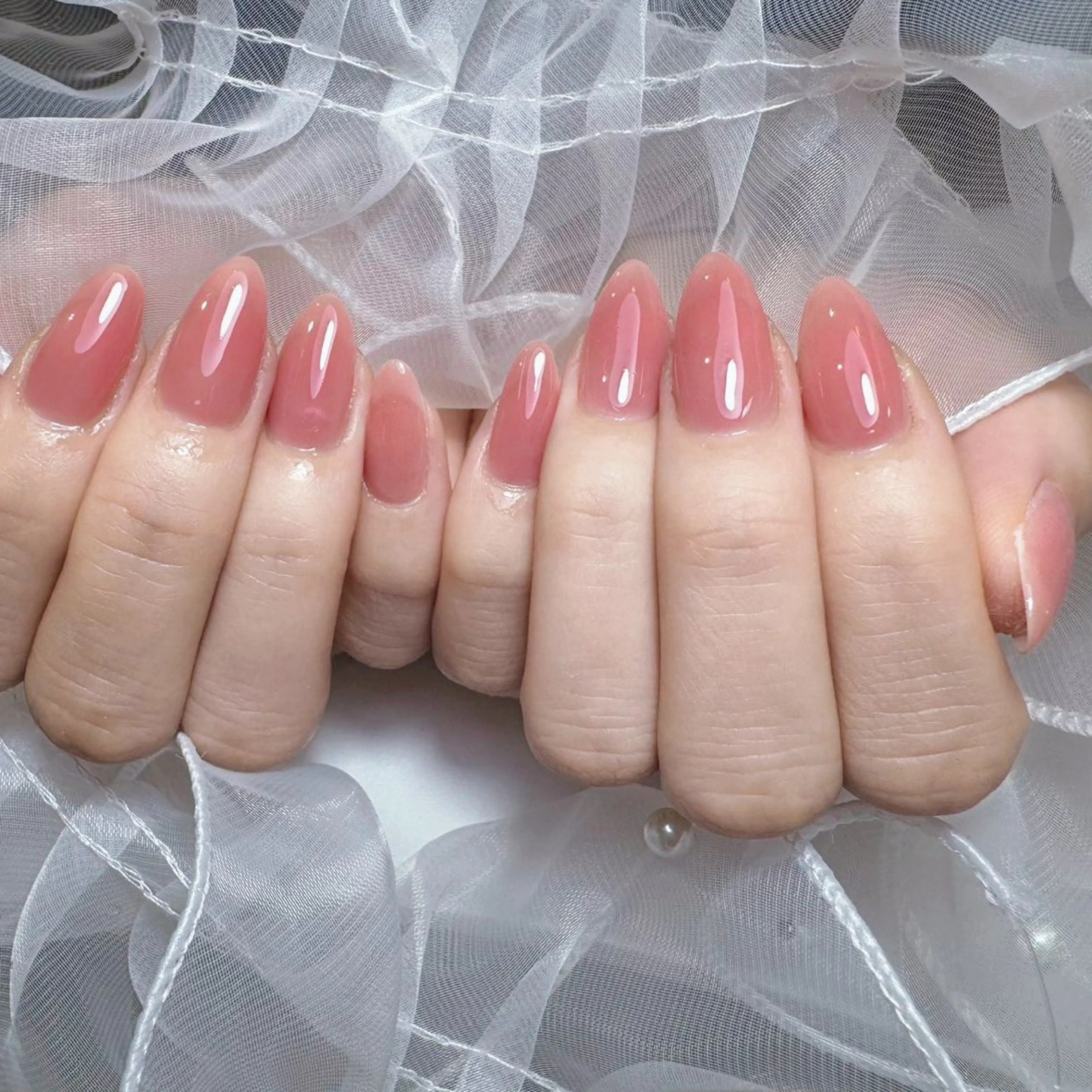 ネイル アートネイル オーロラネイル ガーリー キラキラネイル 韓国ネイル Yuki 🍁のネイルデザイン