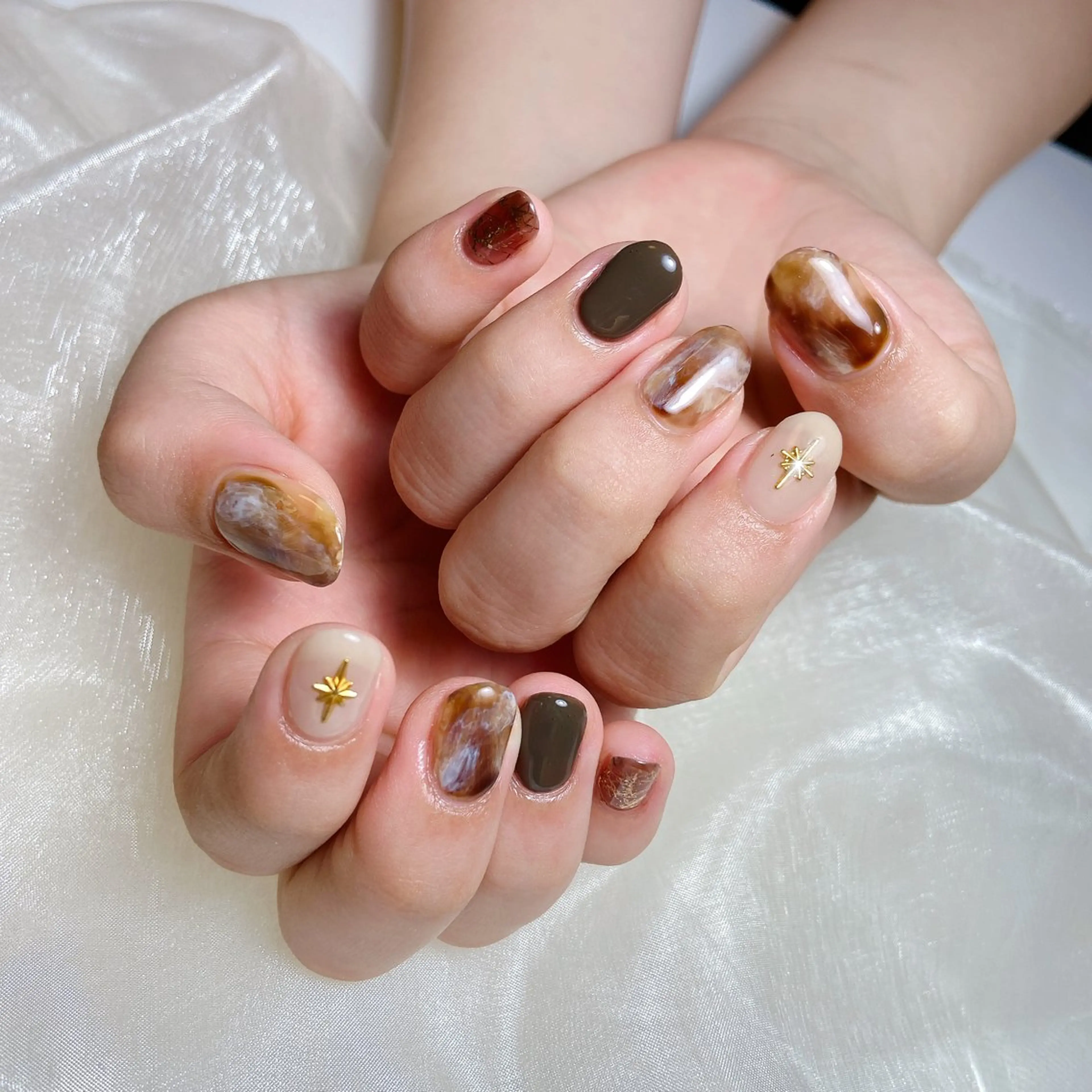 ネイル ニュアンスネイル ハンドネイル nailsalon REJOICEのネイルデザイン