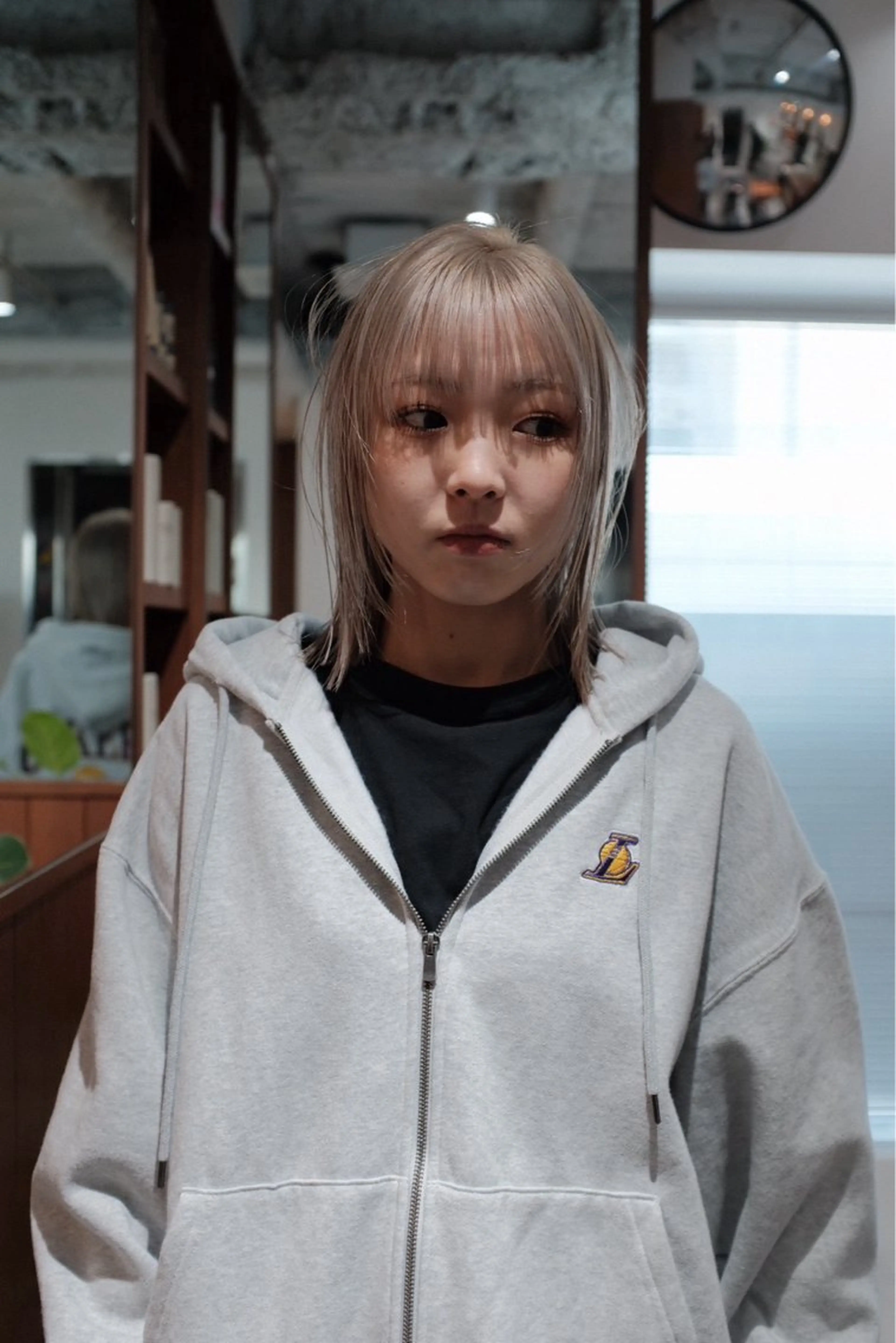 セミロング カラー ヘアアレンジ カット ヘアカラー 👑公式👑 Opus hairのヘアスタイル