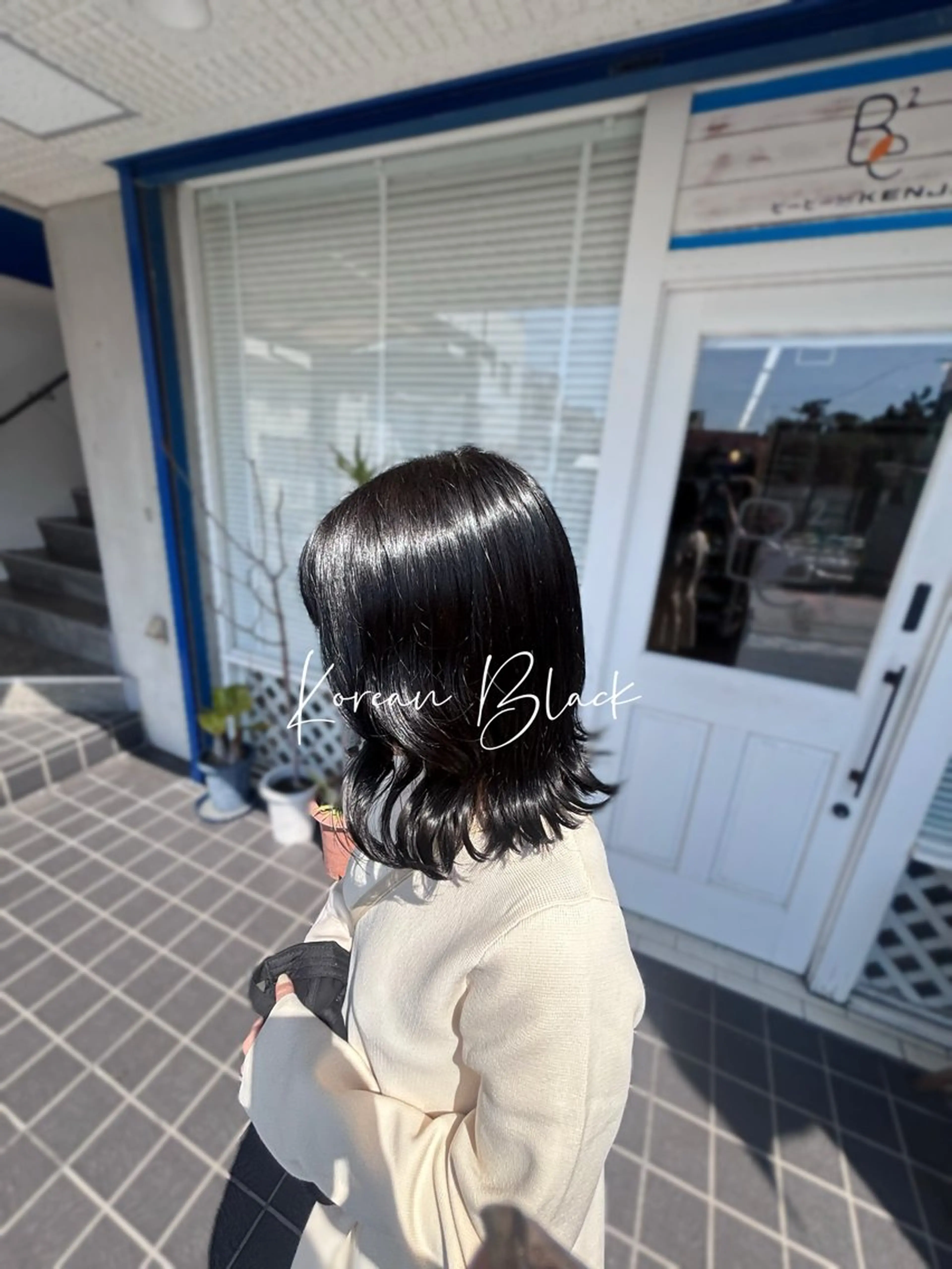 ミディアム カット ヘアカラー 井上 昴のヘアスタイル