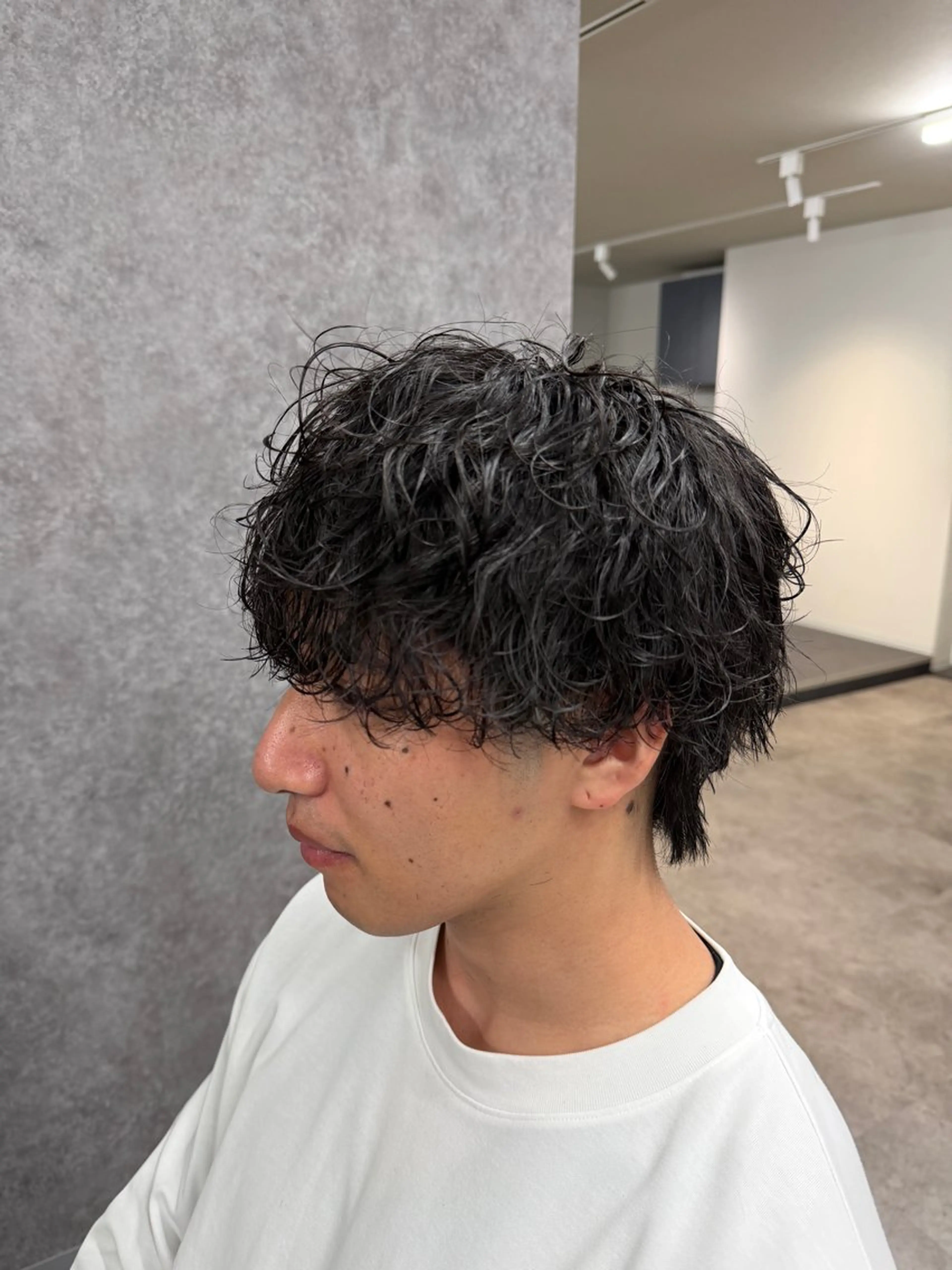 【🔥1日2人限定🔥】5000円メンズカット＋シャドウパーマ（トリートメント込）セットを簡単にする無造作ヘアー✨の写真