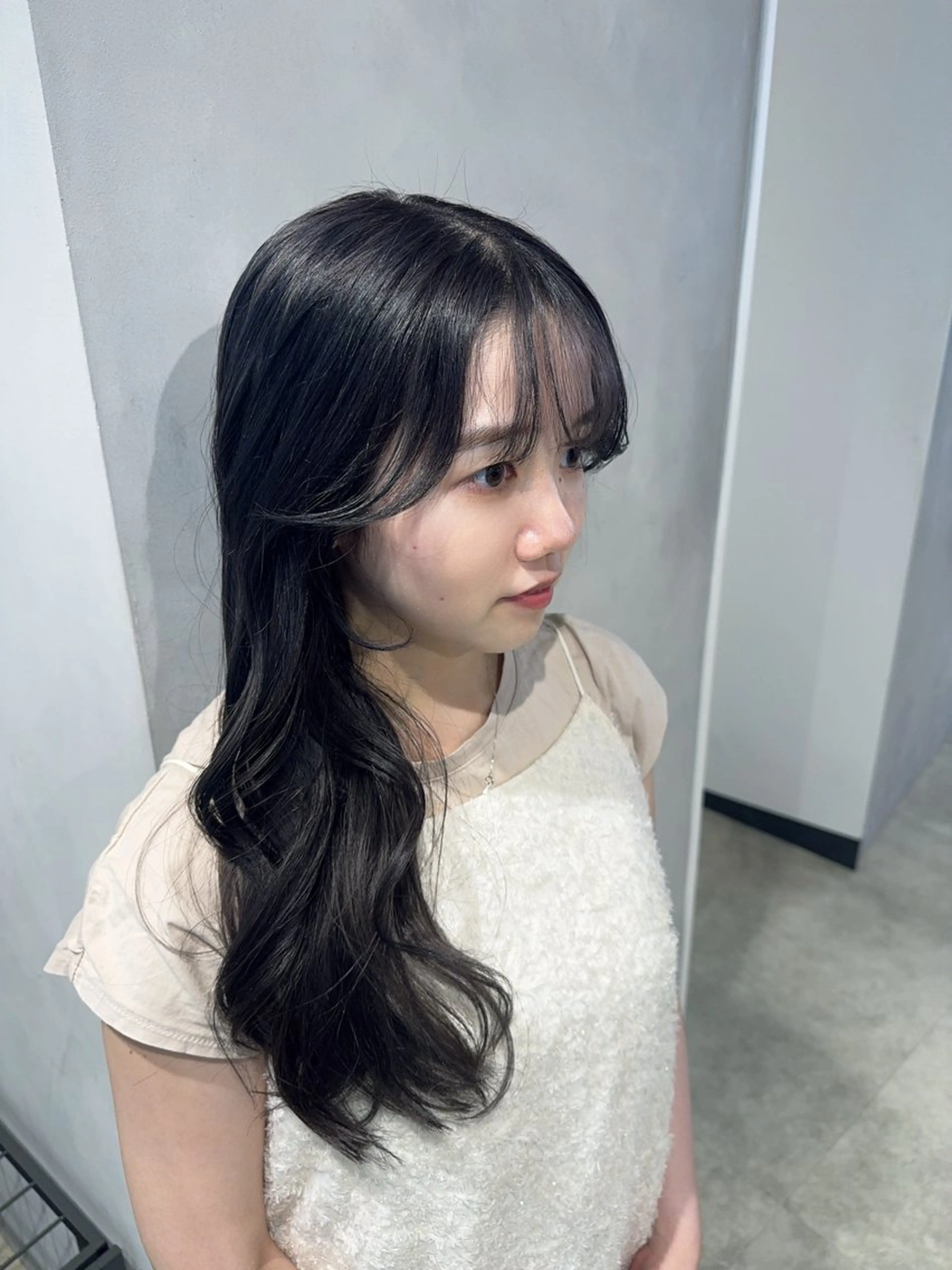 カラー ディープラベンダー ラベンダーカラー ラベンダーグレー カット ヘアカラー トリートメント 透明感カラー✨艶髪 制作🌱山根あゆみのヘアスタイル