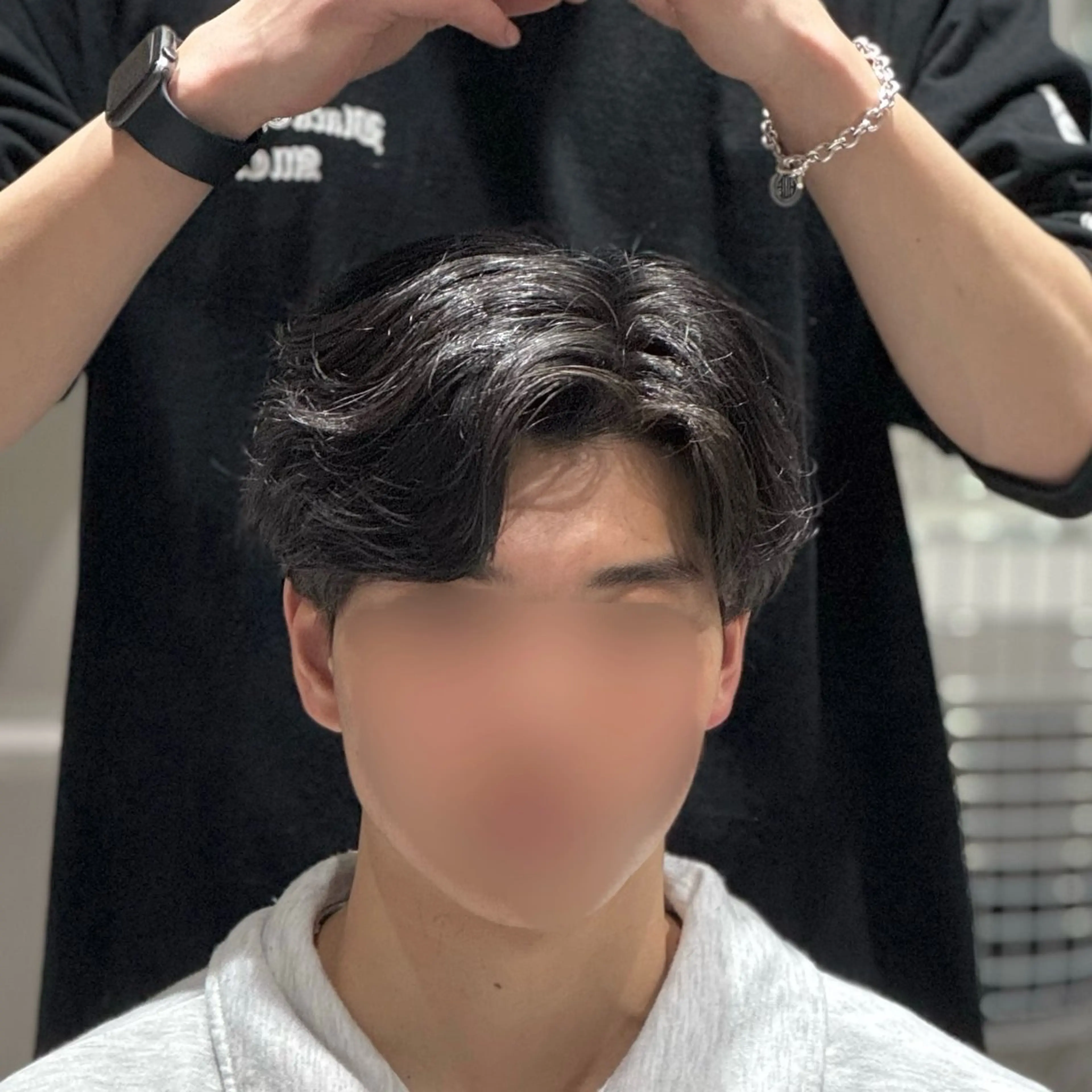 パーマ メンズ 曲がる縮毛/カルマパ ーマ/池袋/横村大全のヘアスタイル