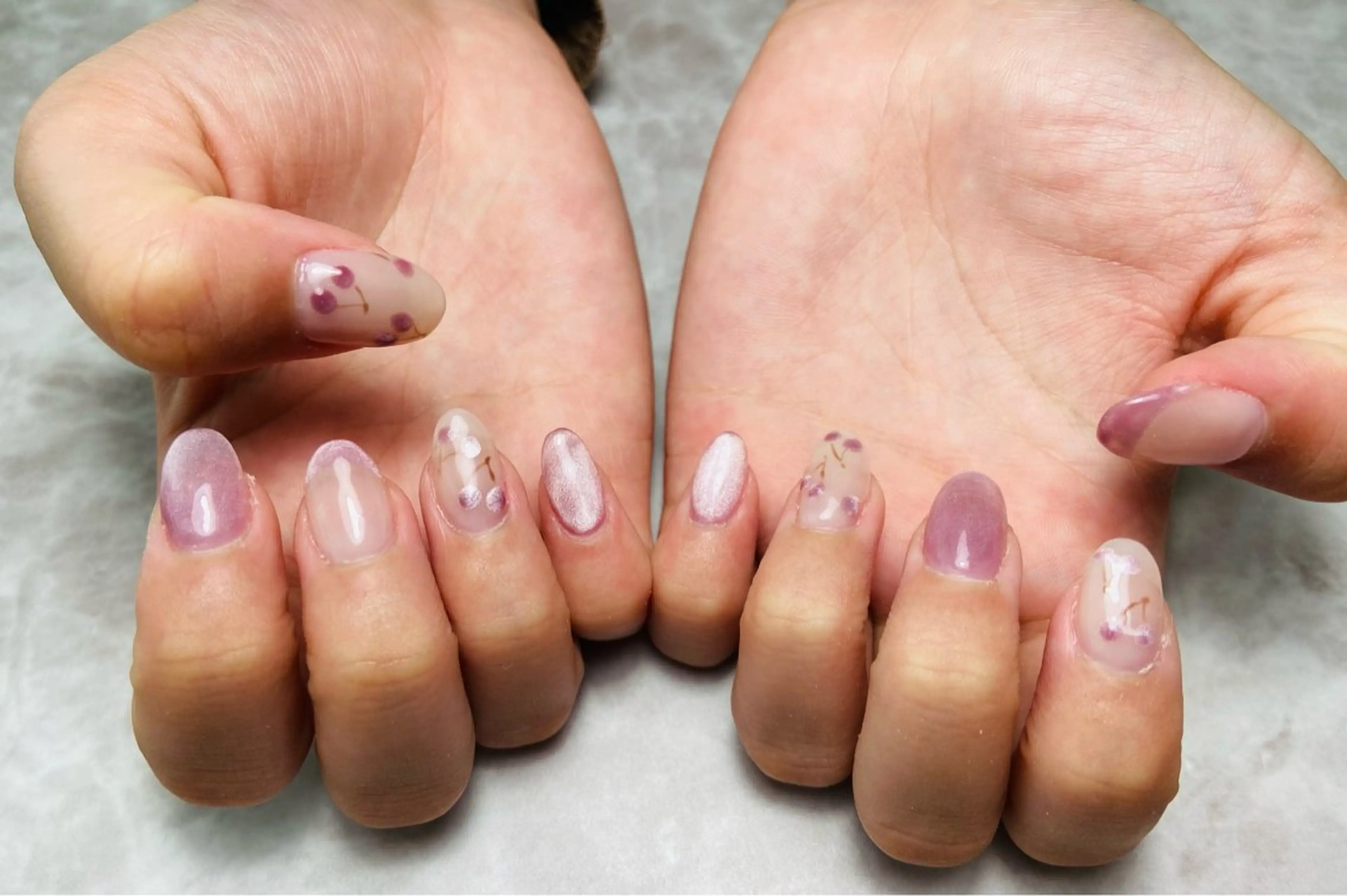 ネイル 長さ出し マグネットネイル ネイルチップ A-nail あずさ　閉店のネイルデザイン