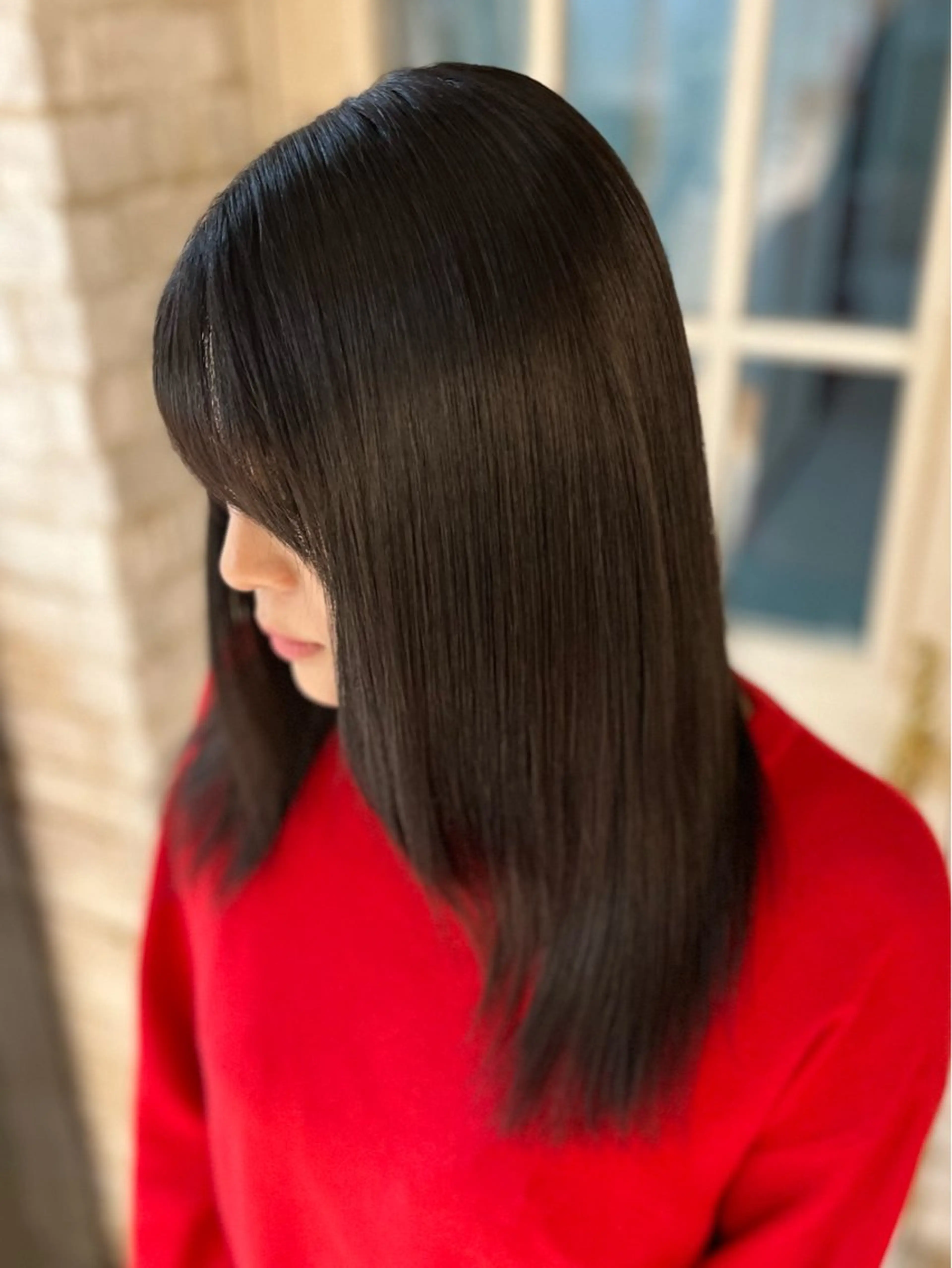 ミディアム カラー ヘアカラー トリートメント エクステ ヘアセット エクステ/プル エクステKOICHIのヘアスタイル