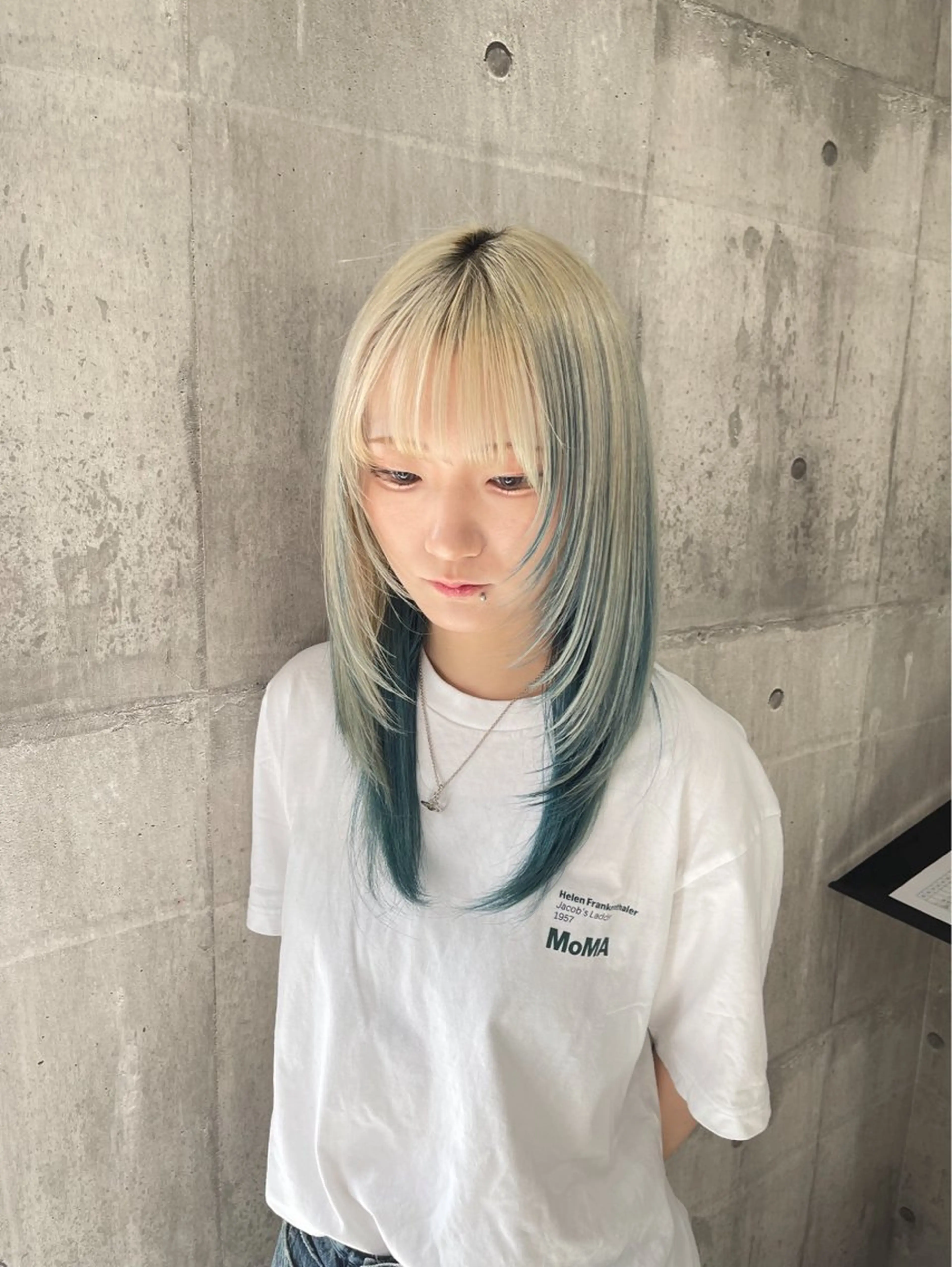 ロング カラー パーマ ヘアアレンジ メンズ キッズ レイヤーの魔術師 𓍼takumi𓍼のヘアスタイル