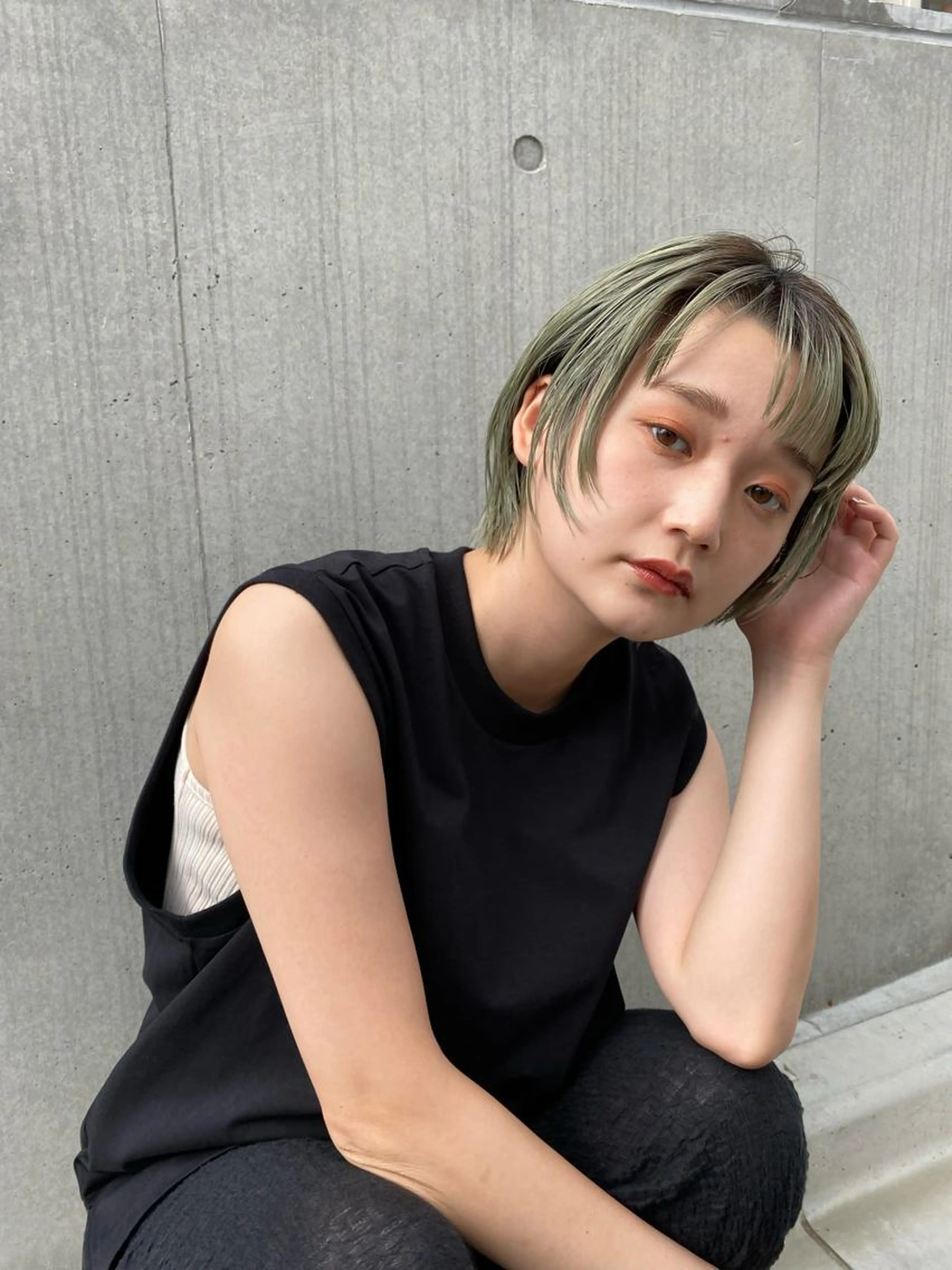 ▶︎カラー＋トリートメント　透明感カラーの写真