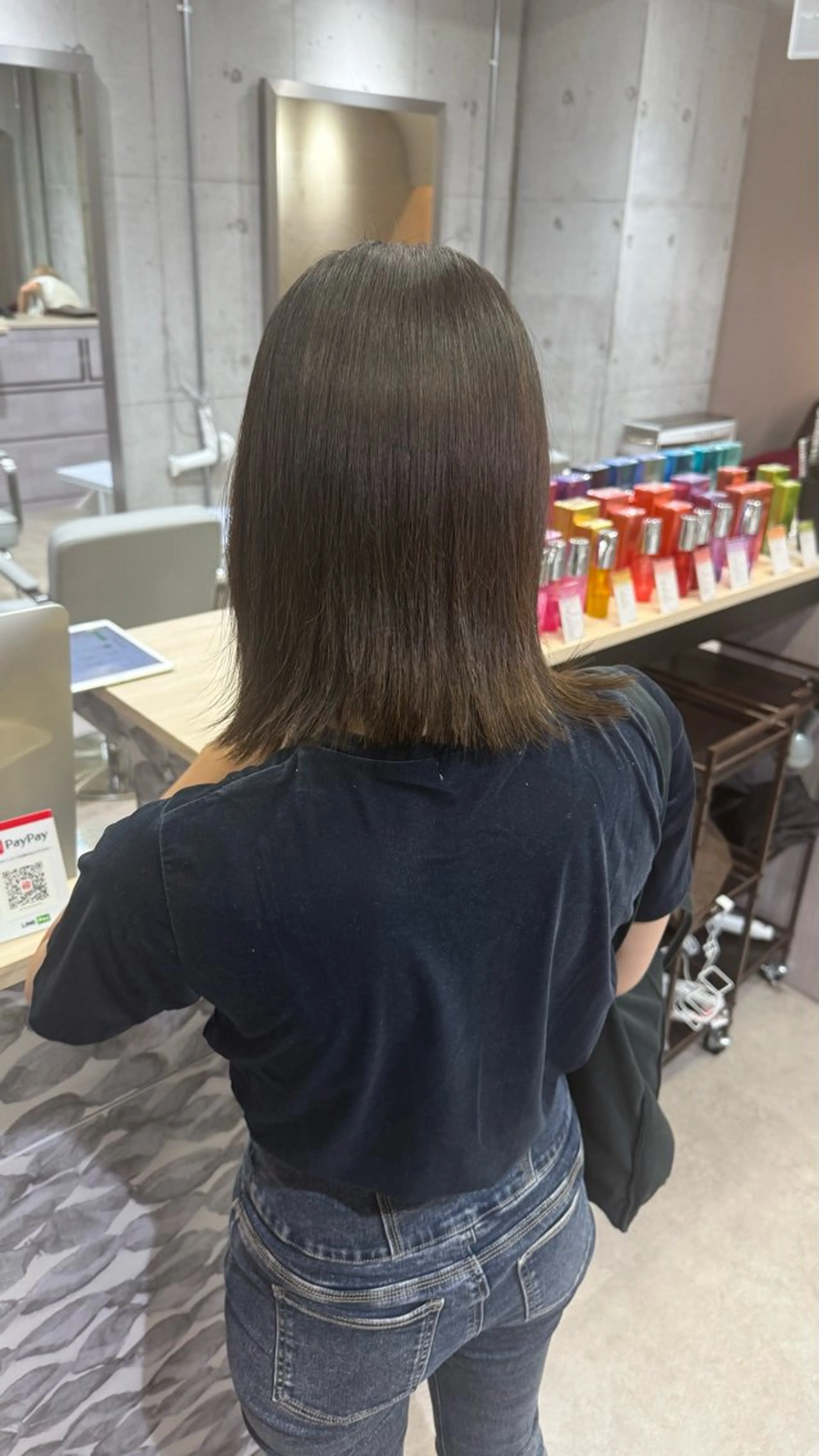ミディアム カット トリートメント RUKA🩰透明感 寒色カラー/レイヤーのヘアスタイル