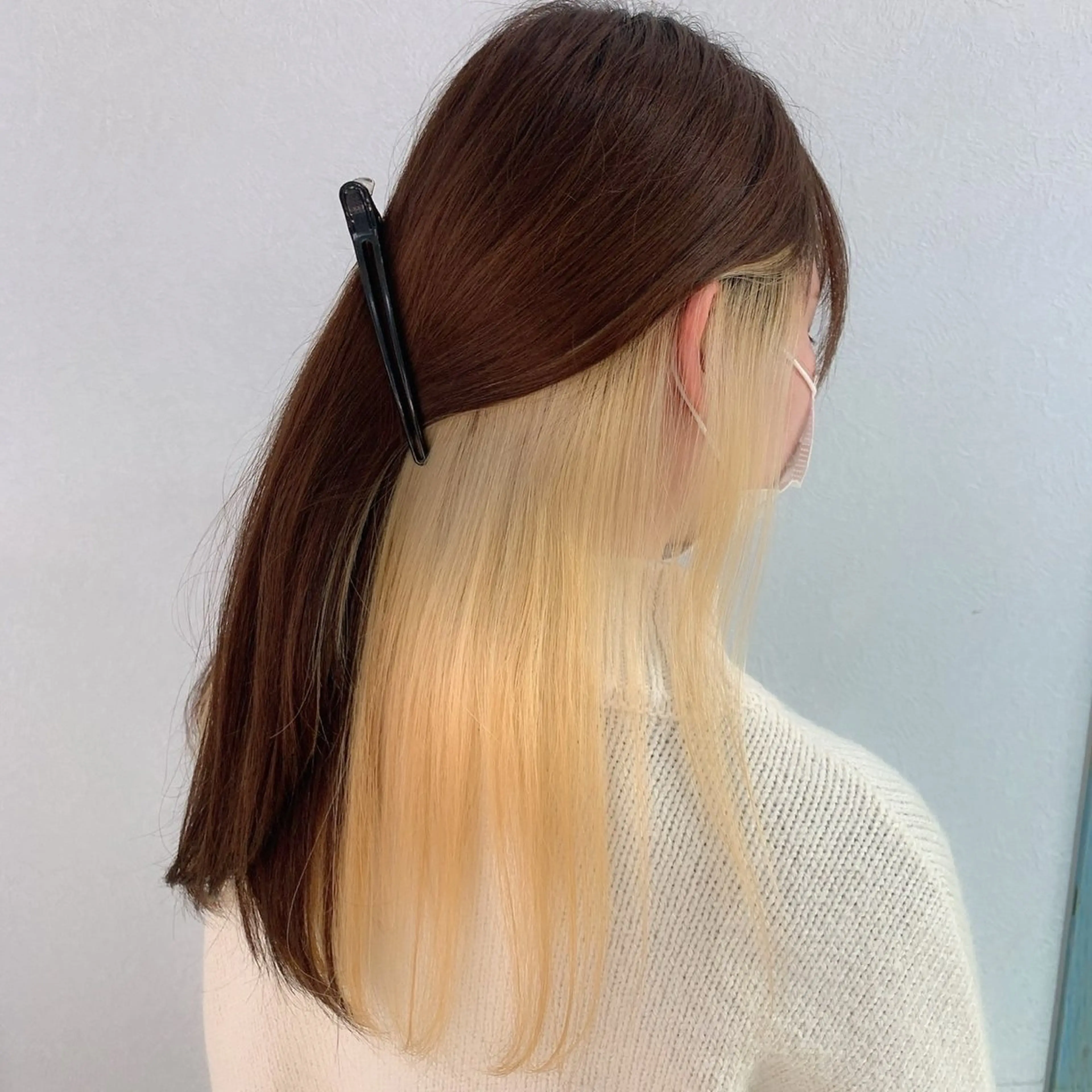 ロング Lond  bla-ma所属・ブリーチなしカラー／ 今井春汰のヘアスタイル