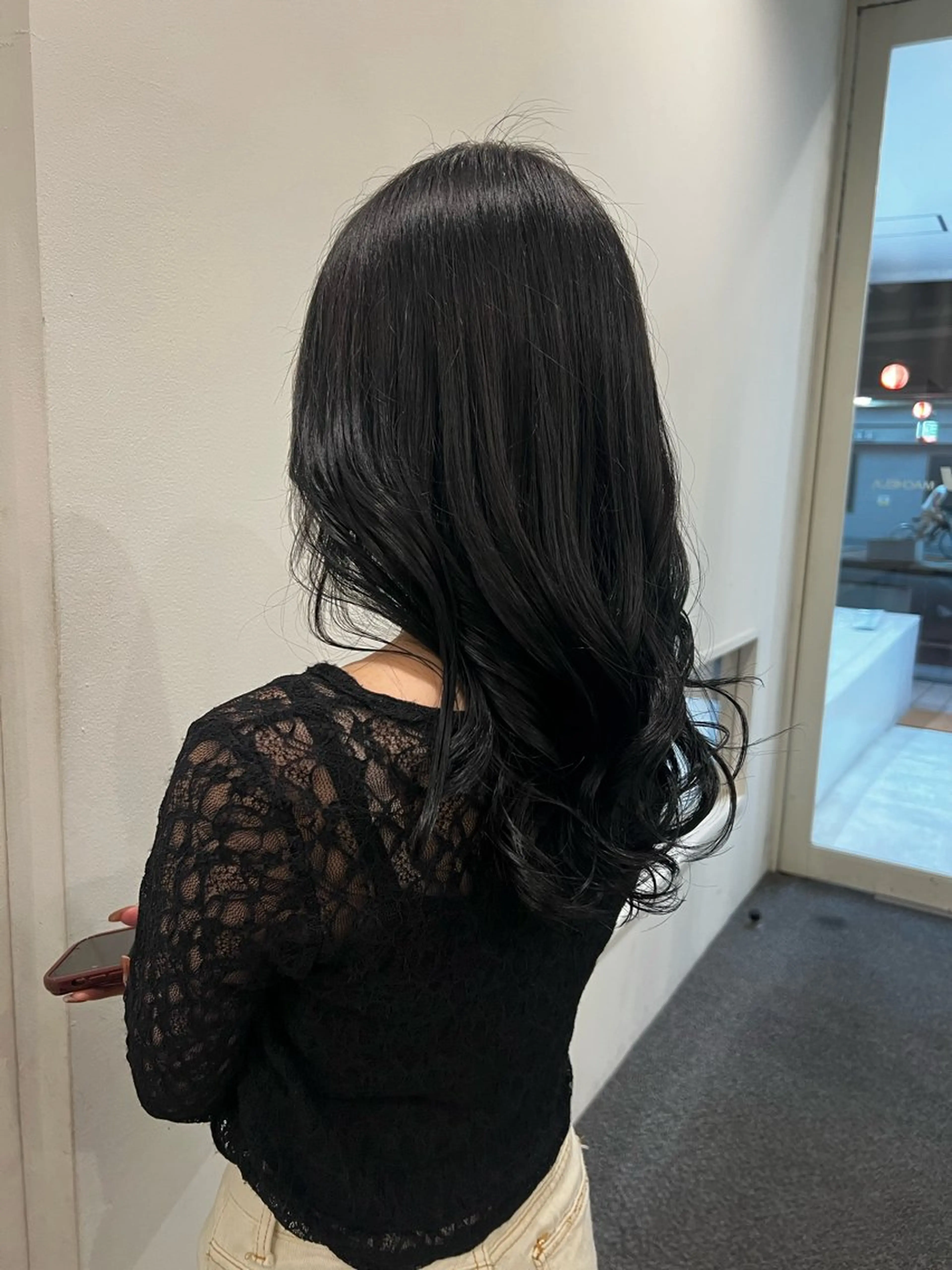 ロング カラー ヘアカラー ほのか./大阪 透明感カラー/韓国風のヘアスタイル