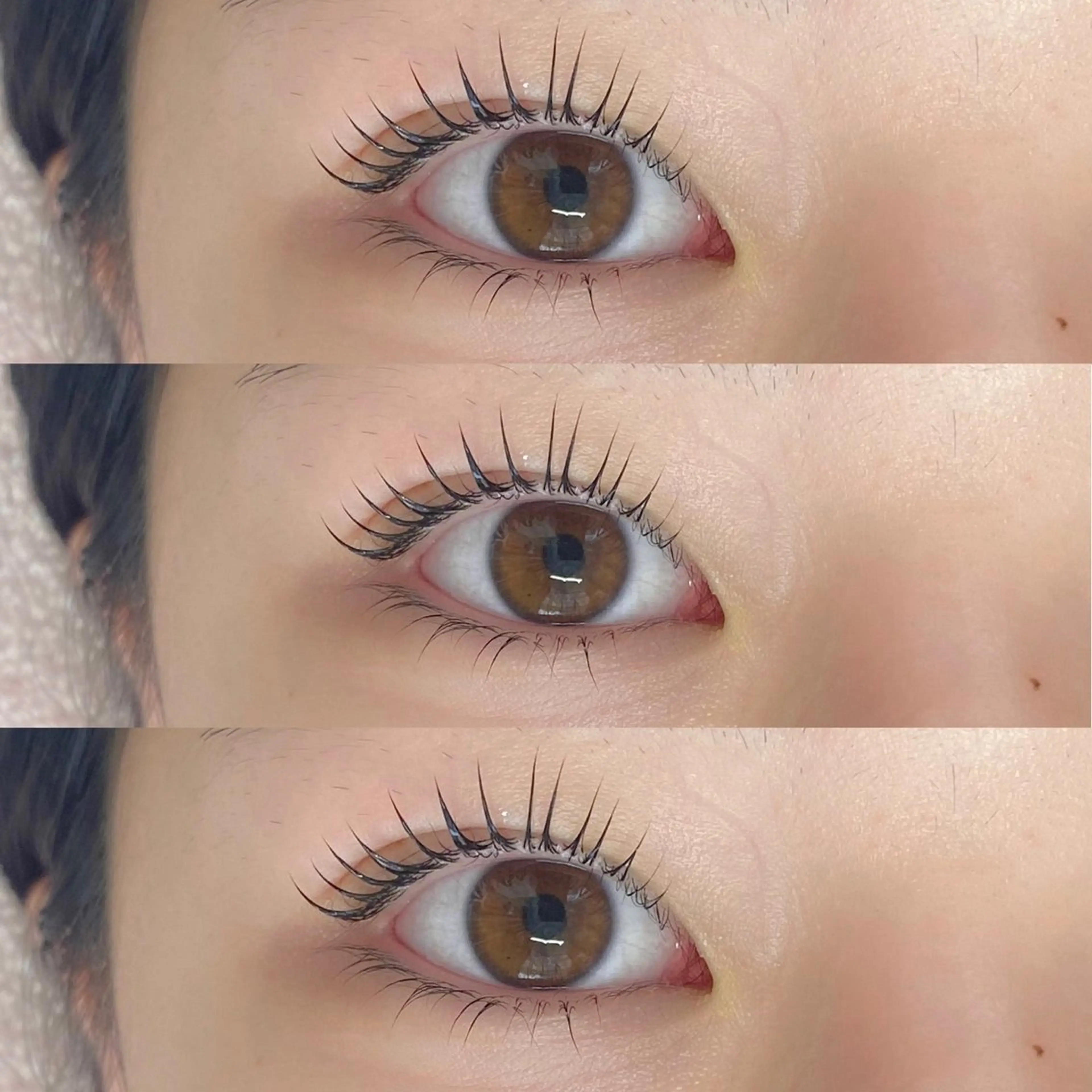 マツエク・マツパ パリジェンヌラッシュリフト 下まつげエクステ マツパ meg .のマツエク・マツパデザイン