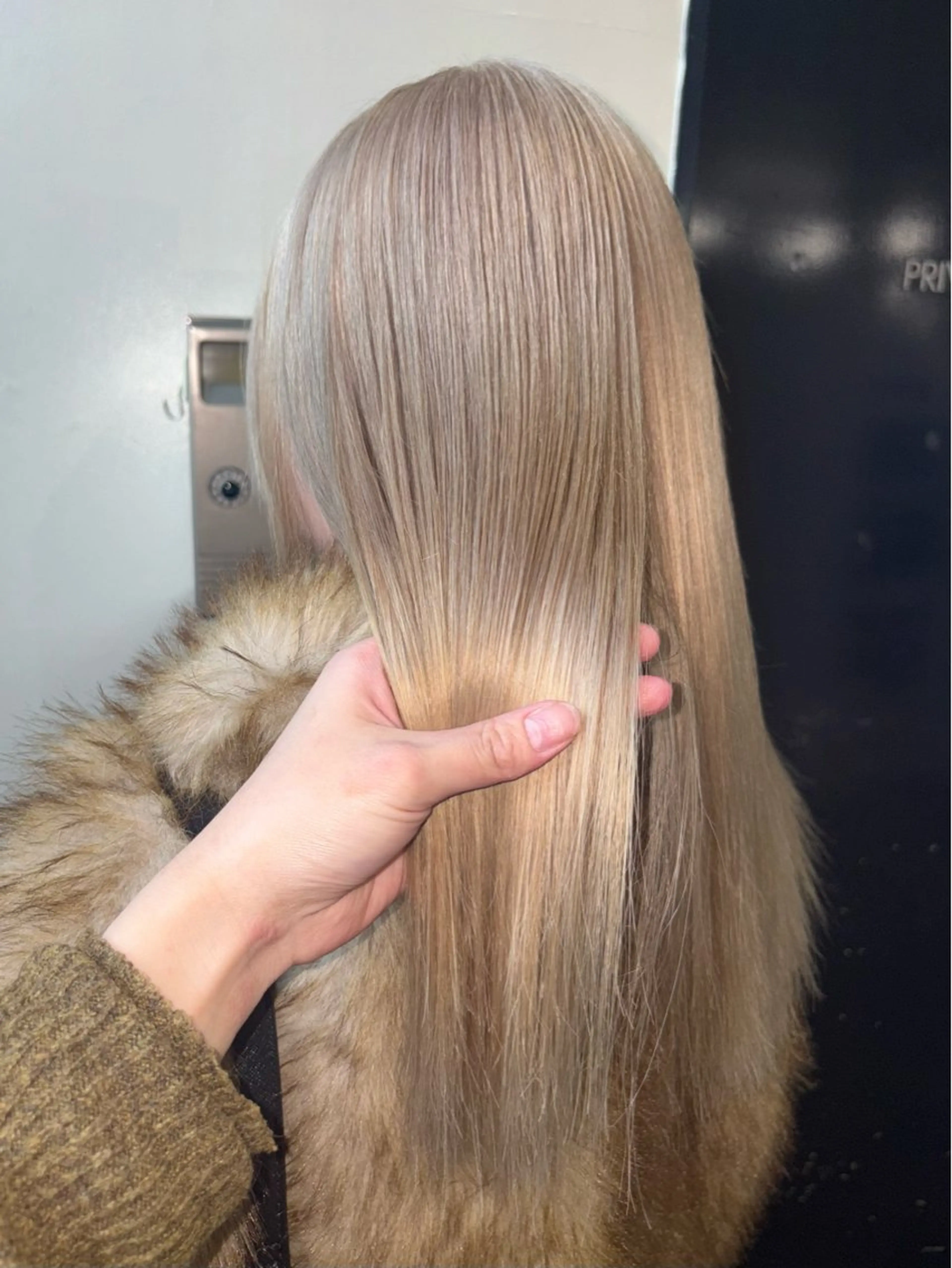 ミディアム ヘアカラー ハイトーン/ネイル カナコ🫧のヘアスタイル