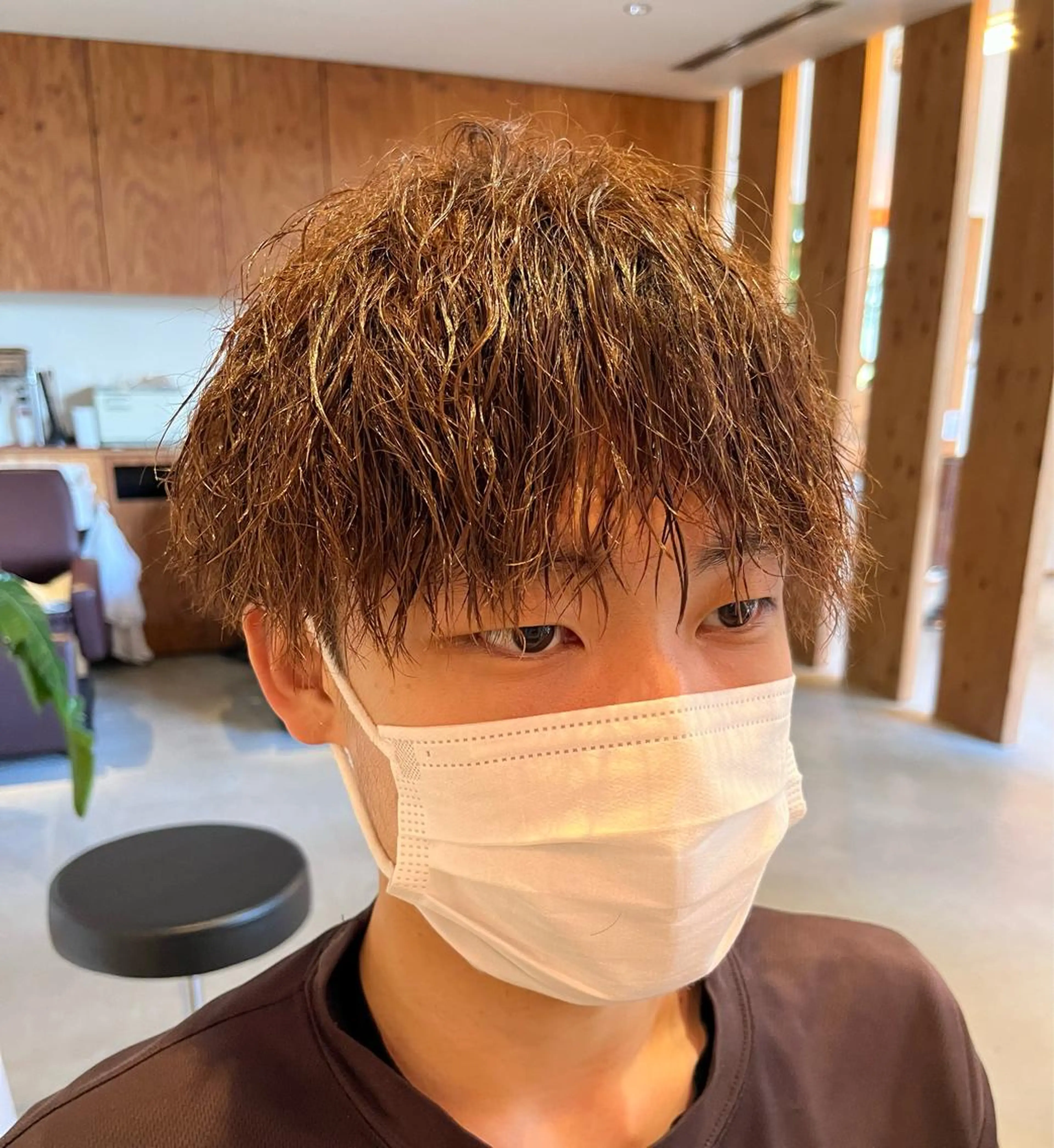 ショート パーマ メンズ SORA所属・ＳＯＲＡ Ｉｉｅのヘアスタイル