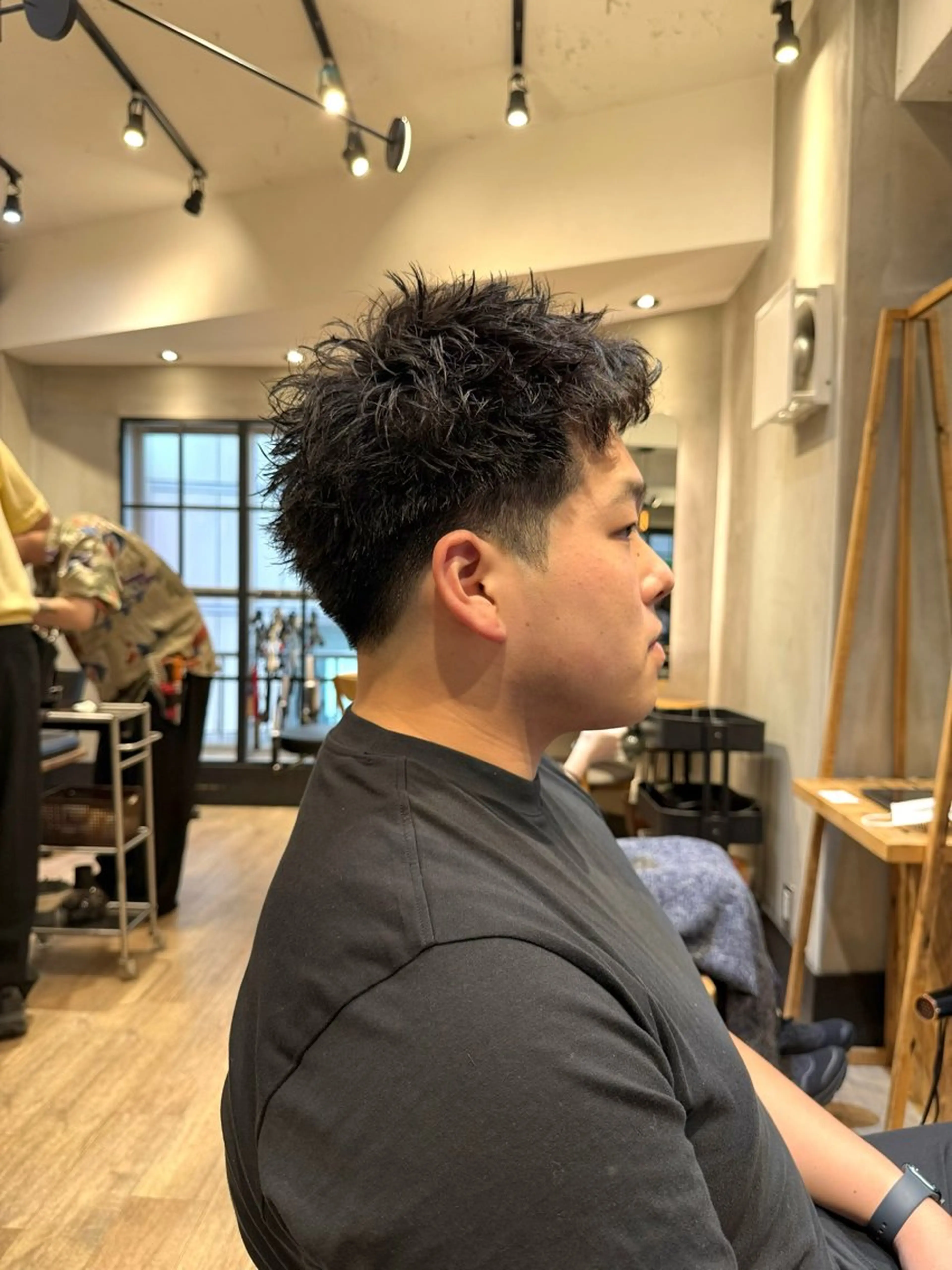 ショート パーマ メンズ メンズパーマ スパイキーショート ショートヘア カット パーマ heavenly by HAVANA新宿所属・メンズショート/ピン パーマ/新宿/フウガのヘアスタイル