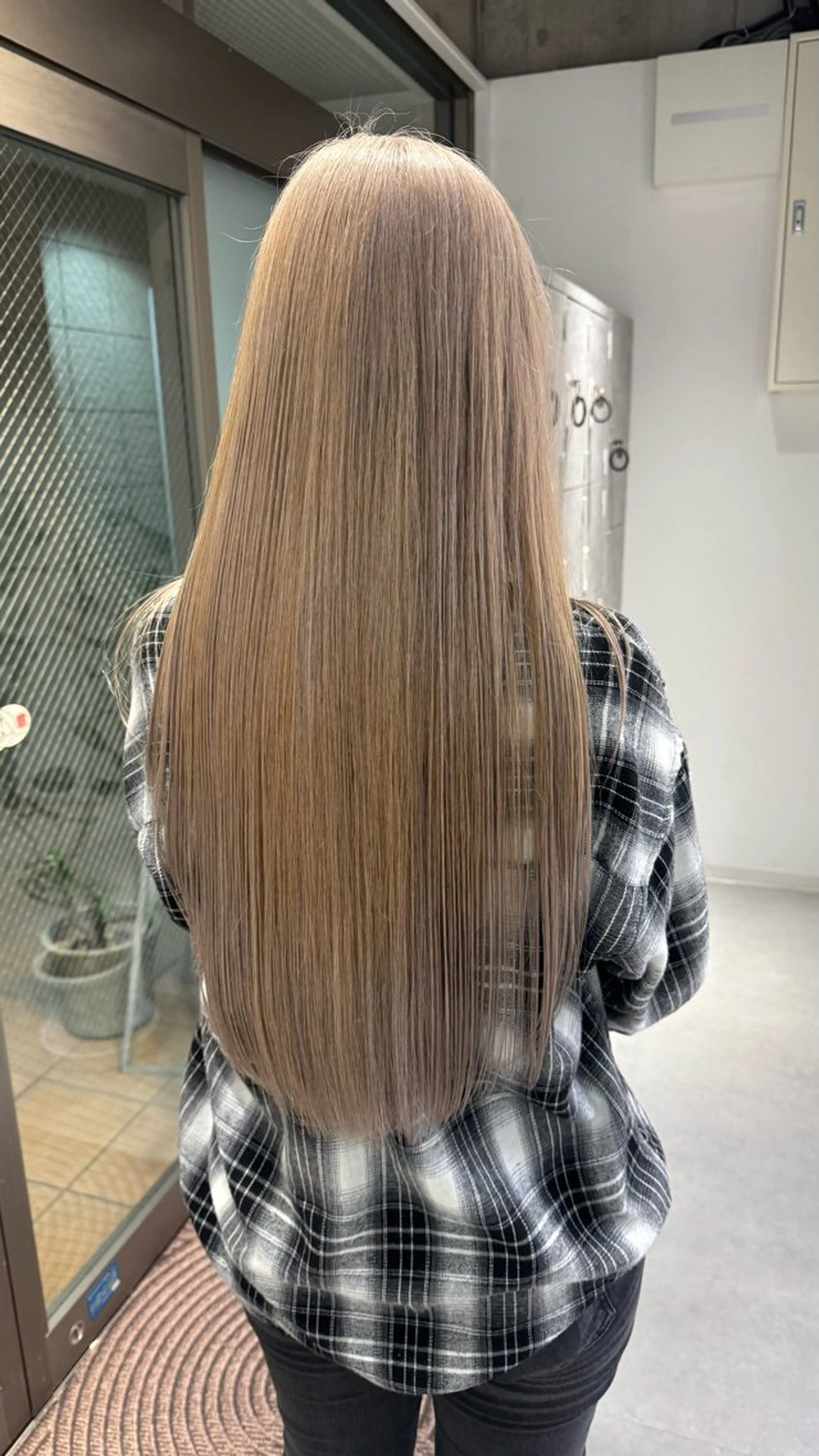 ロング ヘアカラー トリートメント 垢抜け/レイヤー/ ハイトーン/アスナのヘアスタイル