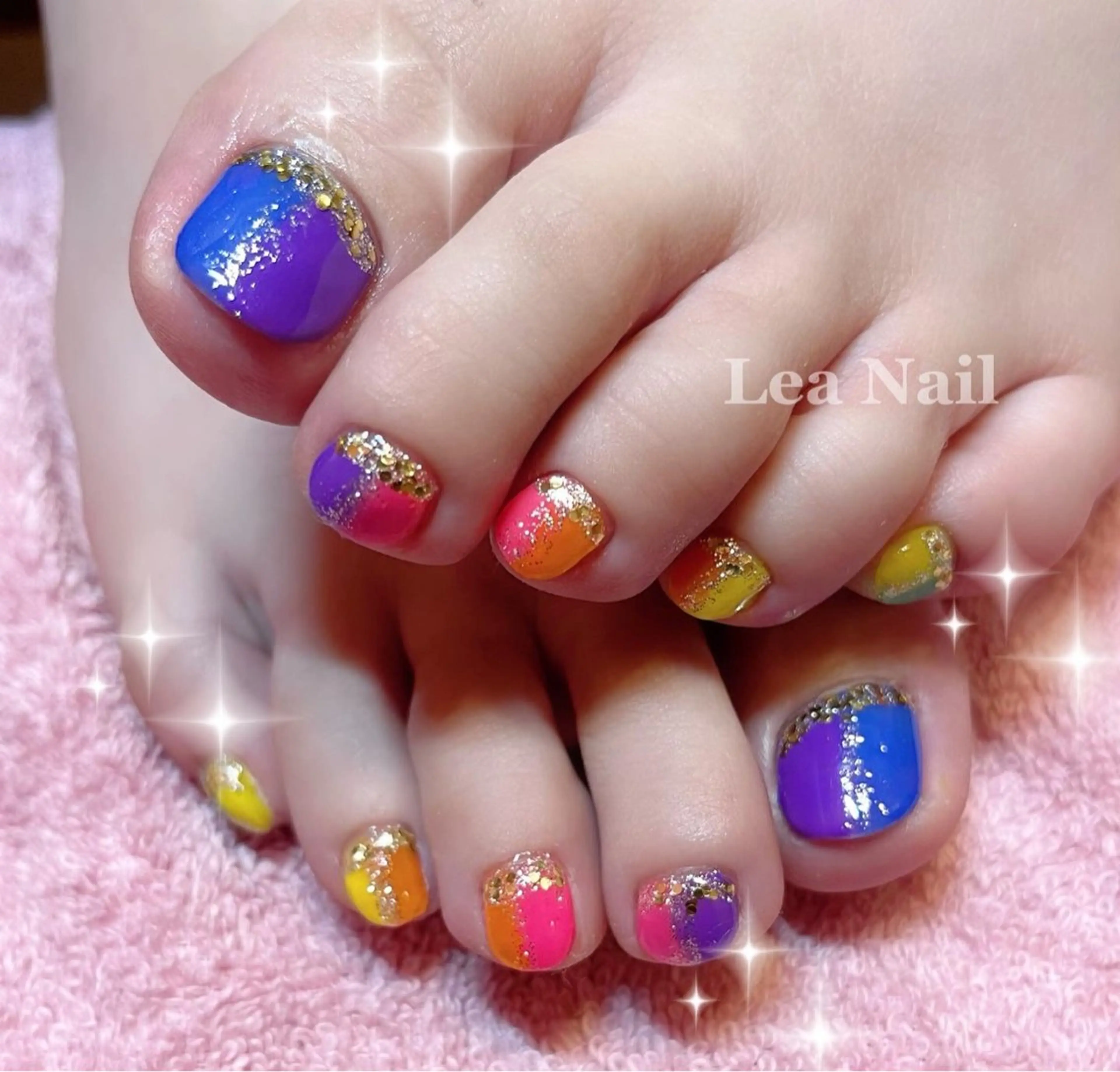 ネイル フットネイル Lea Nailのネイルデザイン
